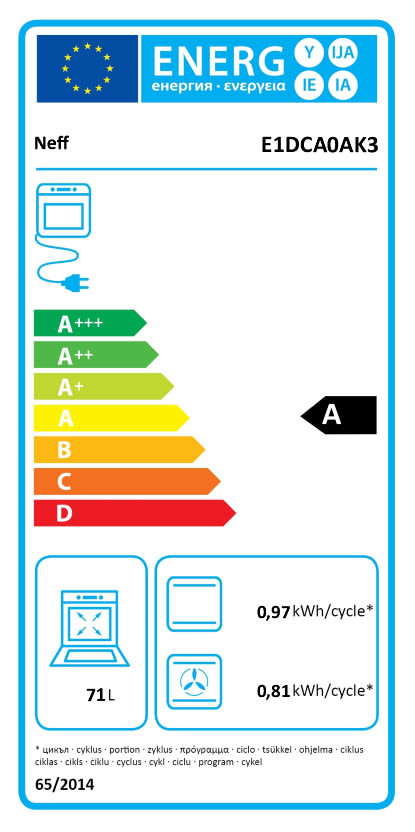 Einbauküche Cascada, weiß, inkl. Neff Elektrogeräte