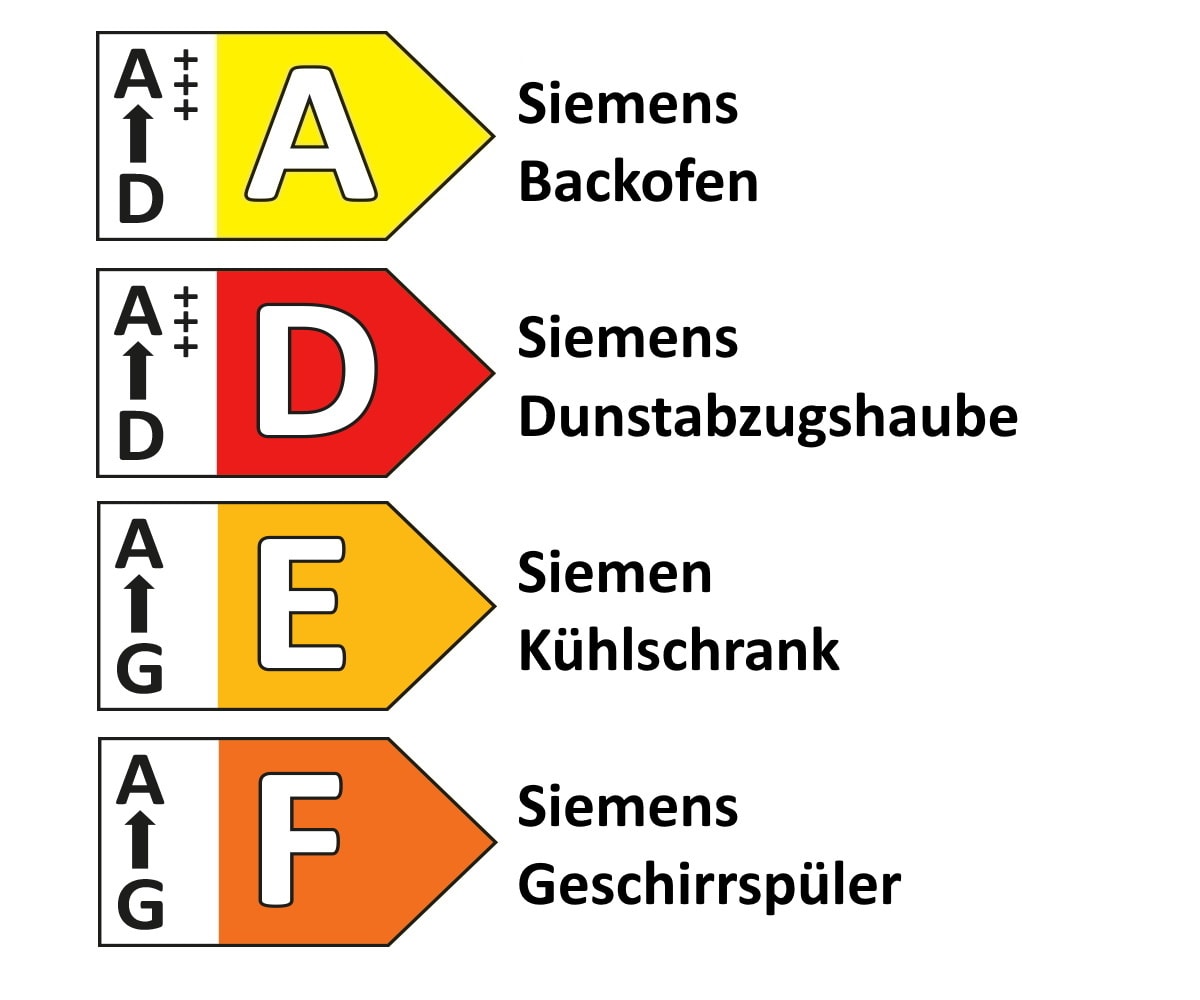 Einbauküche Touch/Riva, schiefergrau, inkl. Siemens Elektrogeräte