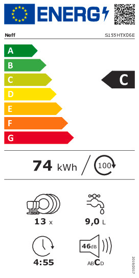 Einbauküche Perfect brillant/Meteor, weiß, inkl. Neff Elektrogeräte