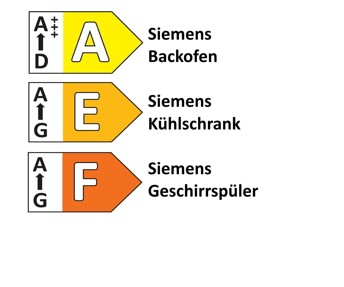 Einbauküche Laser soft, graphit, inkl. Siemens Elektrogeräte