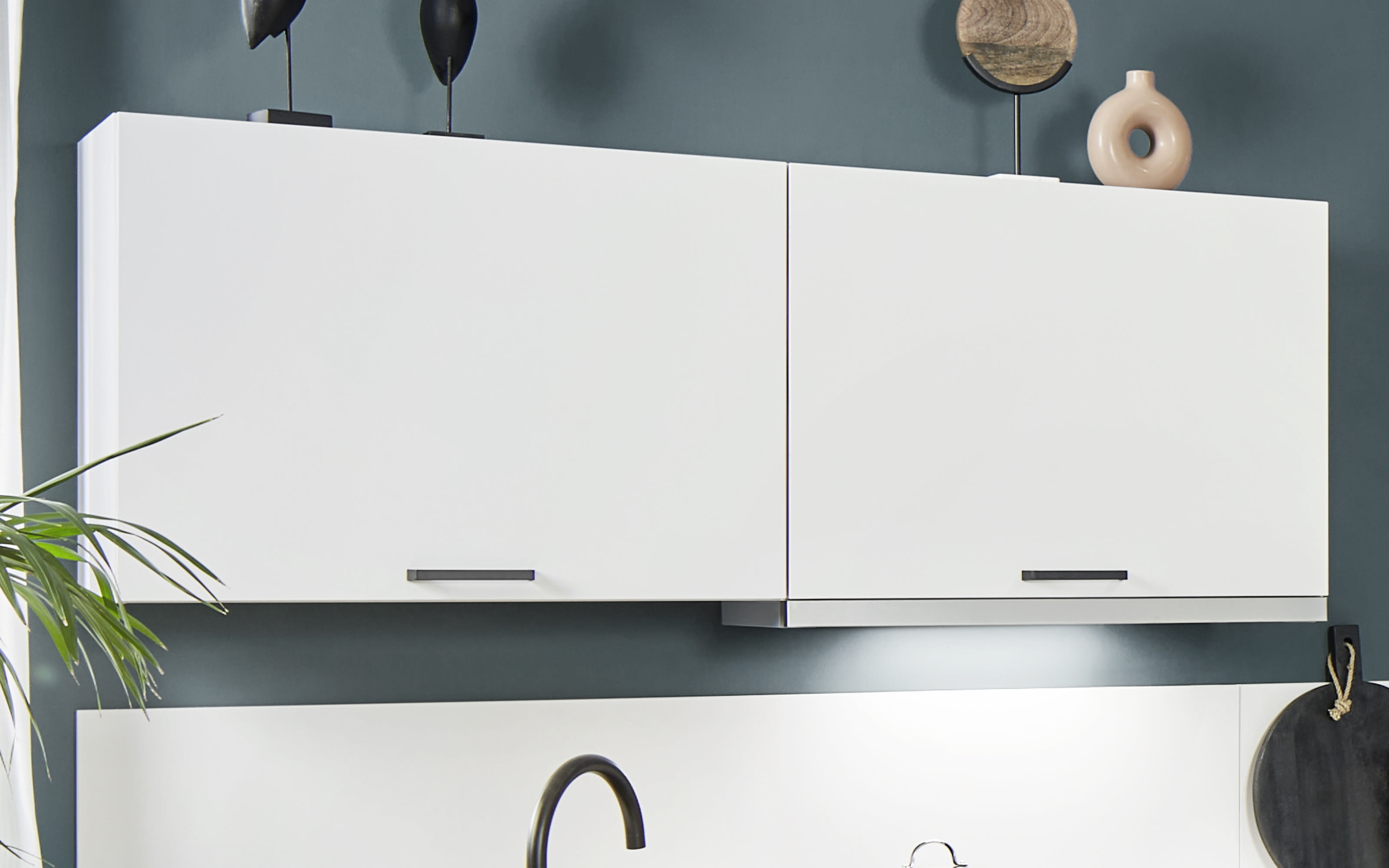 Einbauküche Uno, weiß matt, inkl. Siemens Elektrogeräte