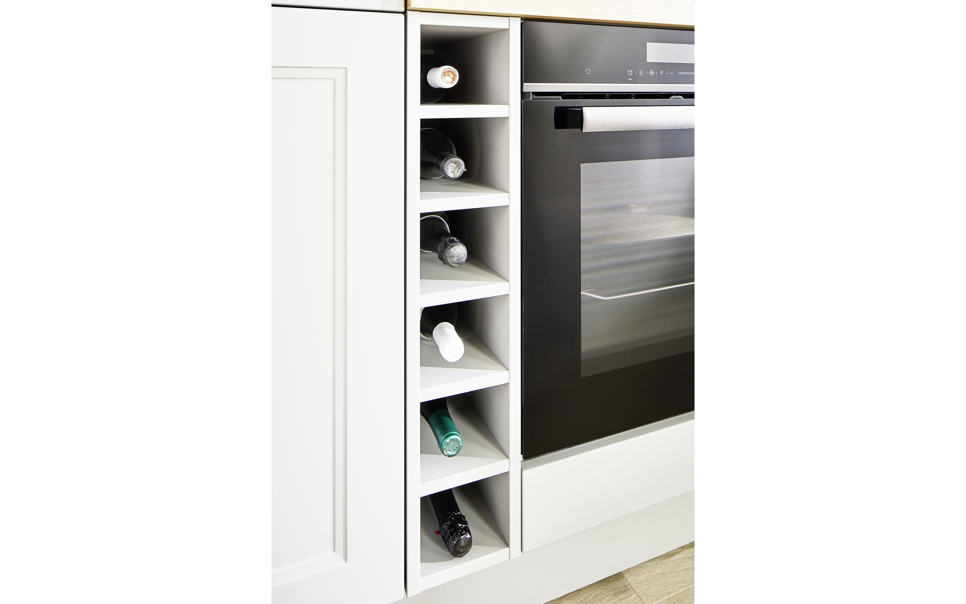 Einbauküche Ravenna, weiß, inkl. AEG Geräte