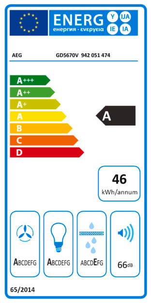 Einbauküche Esilia, fjordblau, inkl. AEG Elektrogeräte