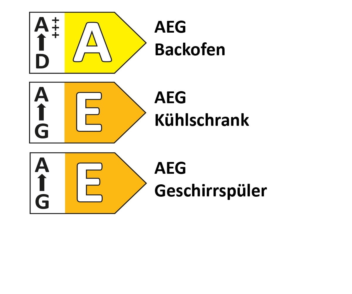 Einbauküche Lenzen/Rosian, Eiche Sierra Nachbildung, inkl. AEG Elektrogeräte