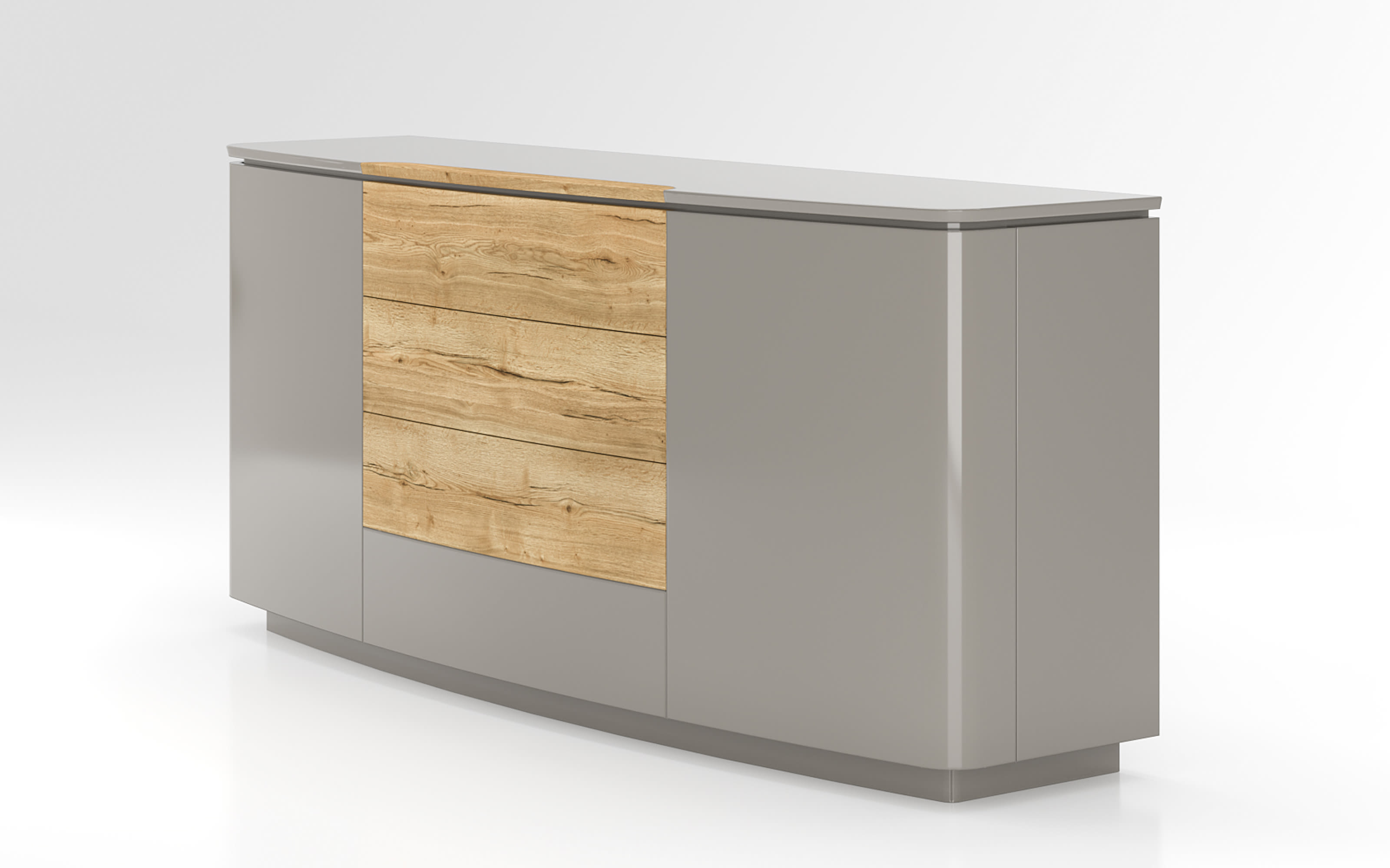 Sideboard Dantaro in hellgrau