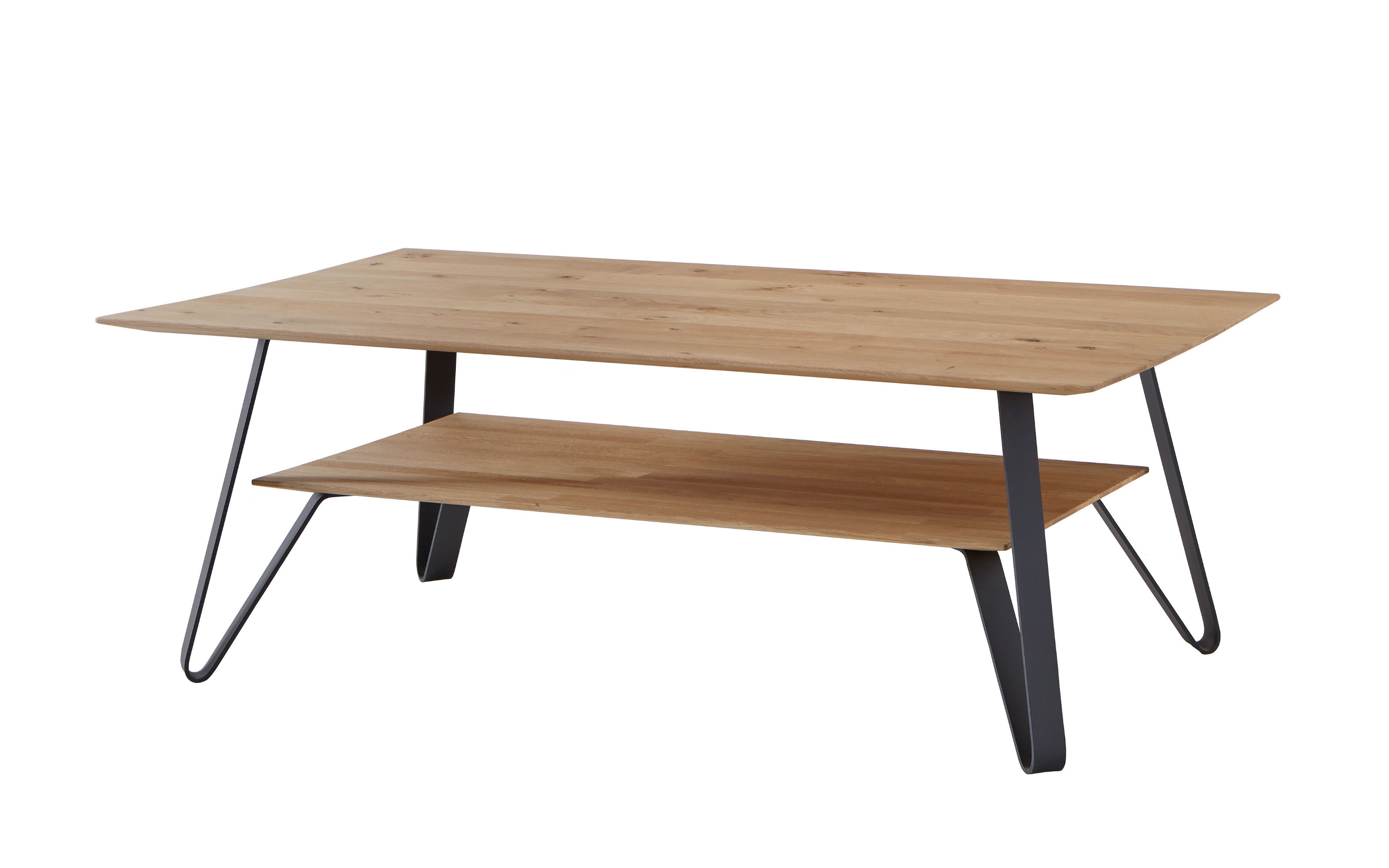 Couchtisch WM 2140, Wildeiche soft gebürstet massiv