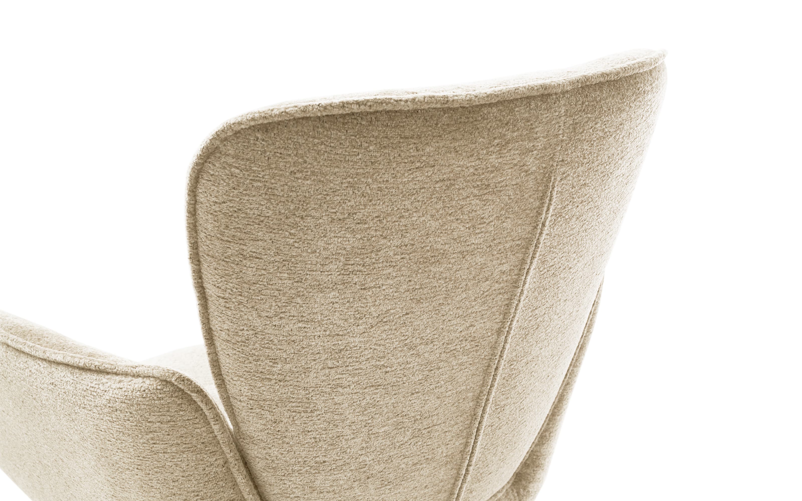 Stuhl Amber 2, creme, inkl. Drehfunktion