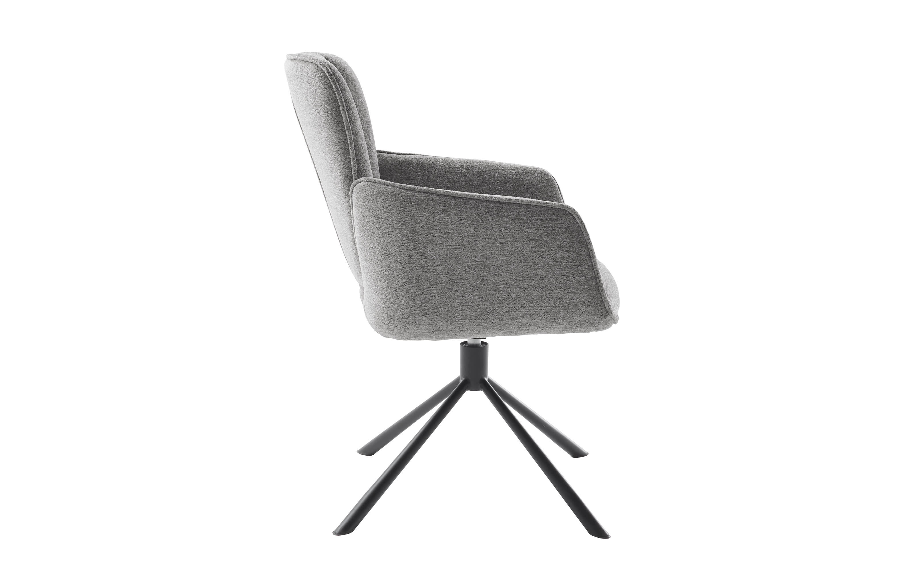 Stuhl Amber 2, grau, inkl. Drehfunktion