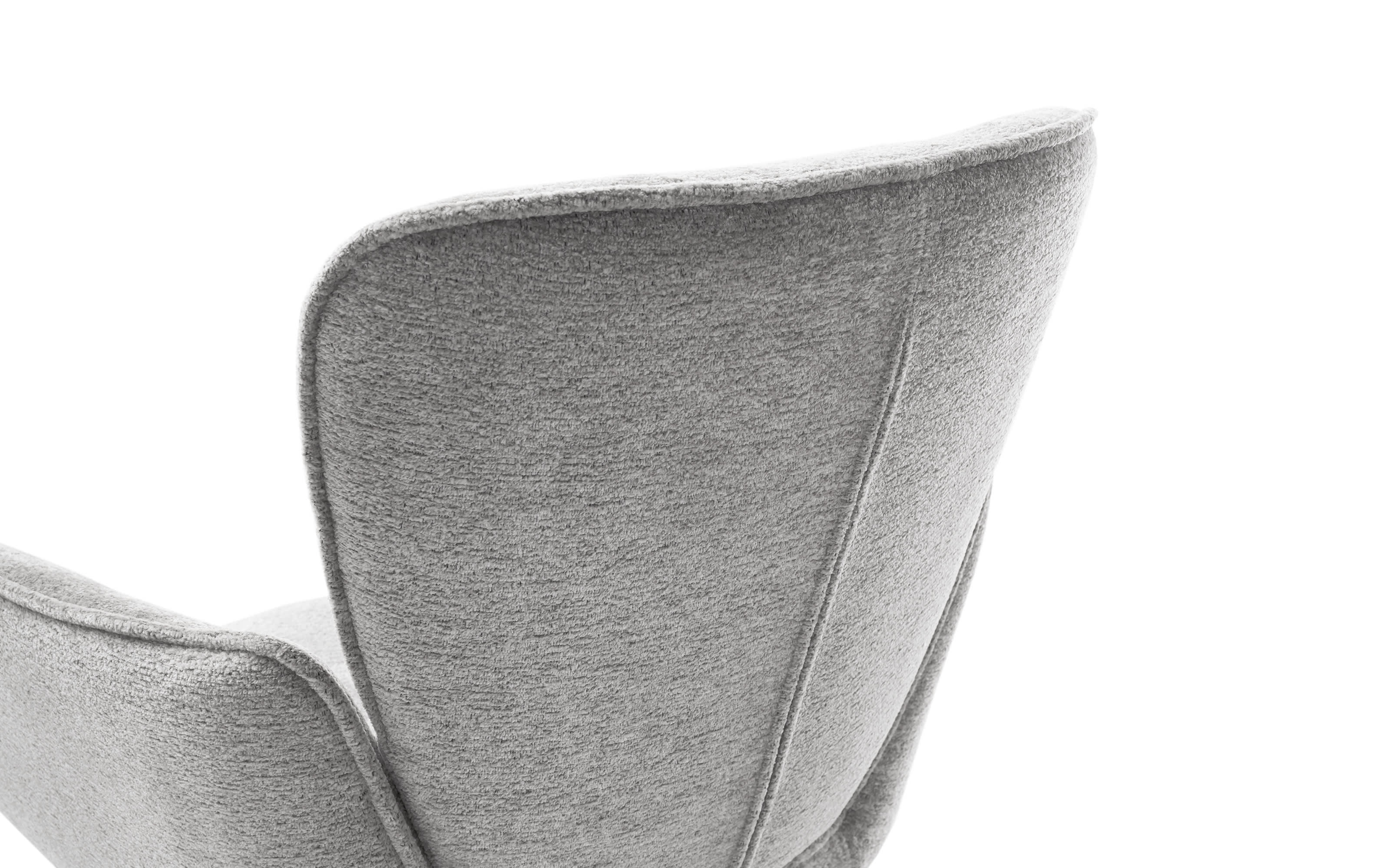 Stuhl Amber 2, grau, inkl. Drehfunktion