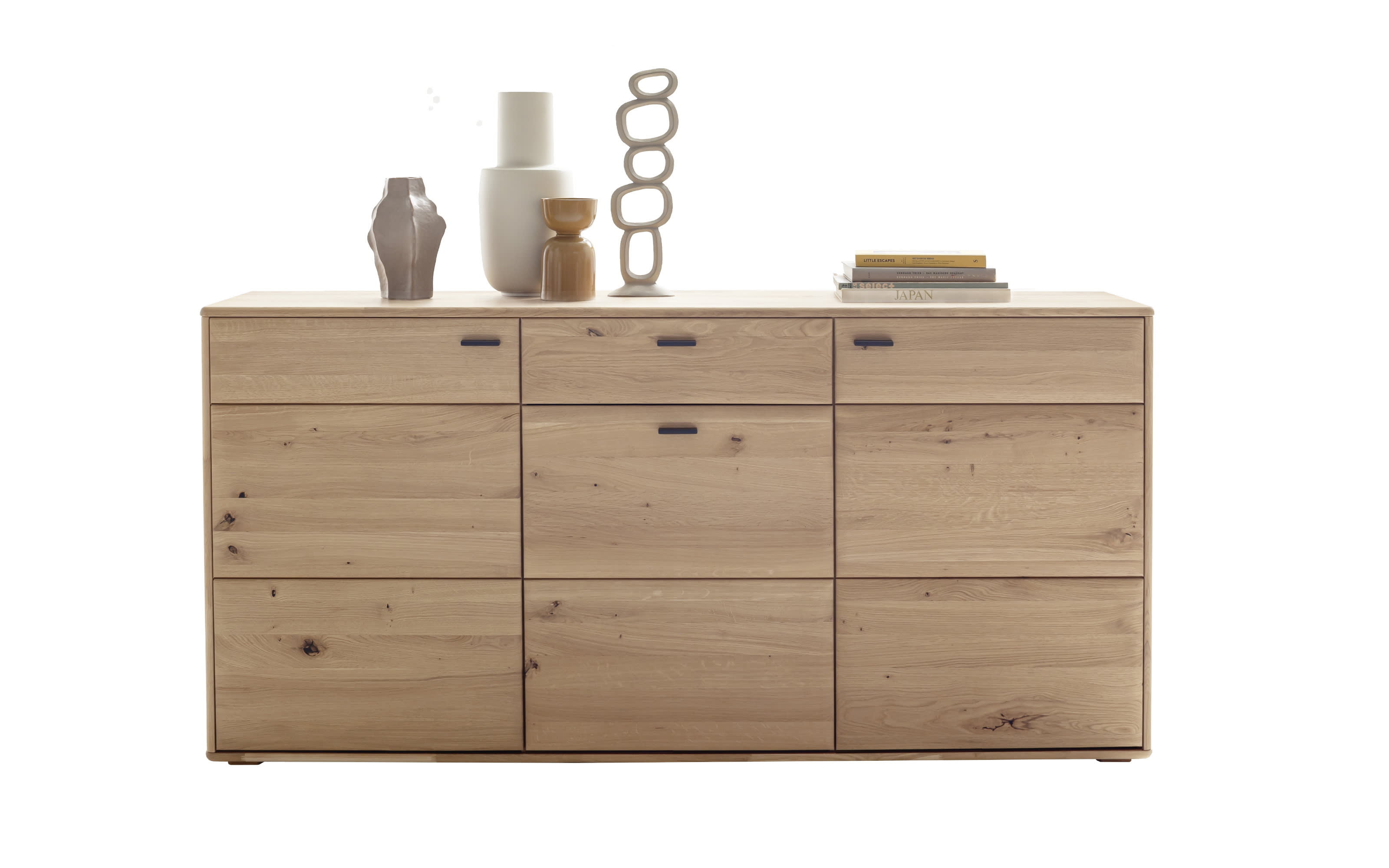 Sideboard Minoma, Ast-/Balkeneiche massiv