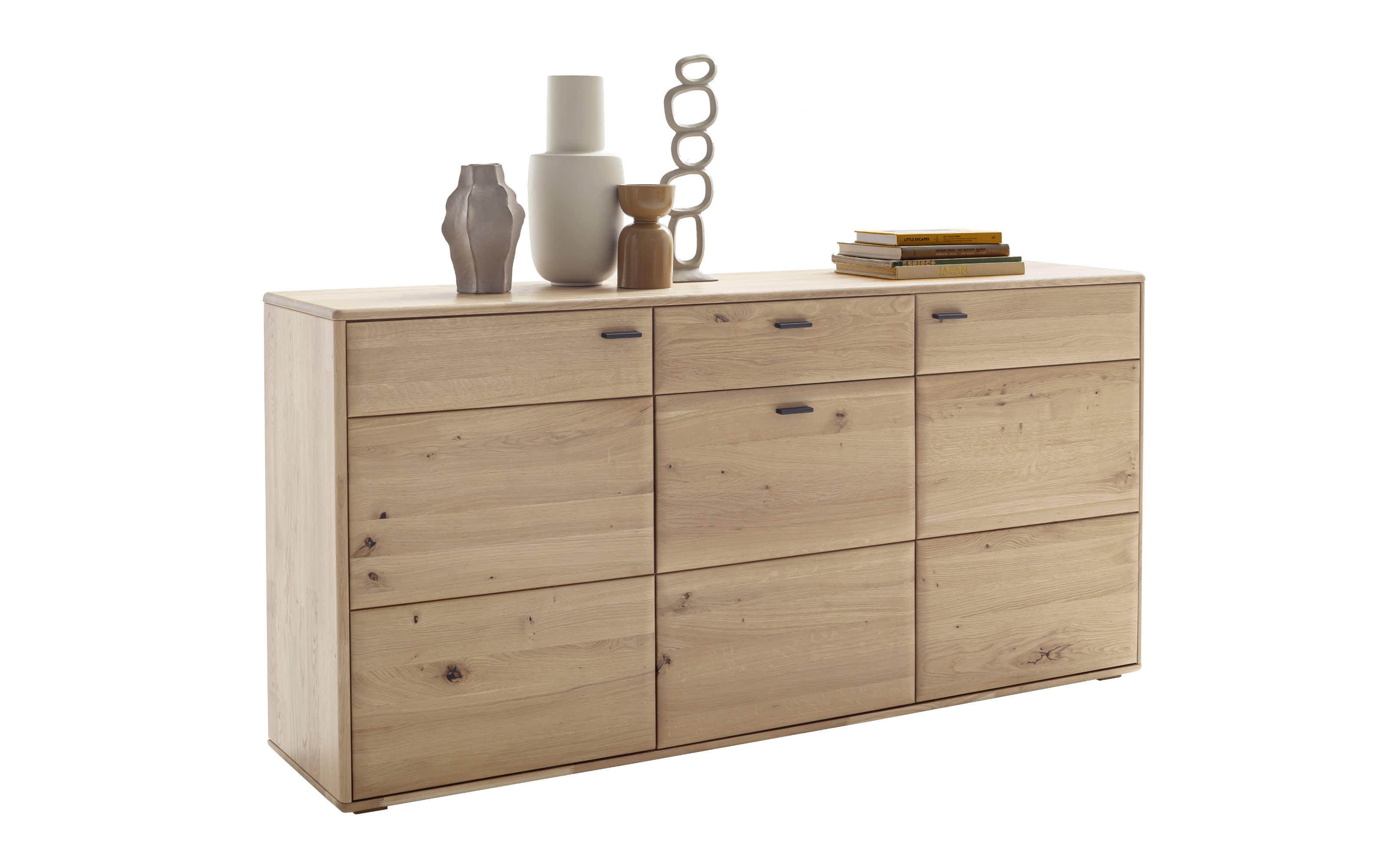 Sideboard Minoma, Ast-/Balkeneiche massiv