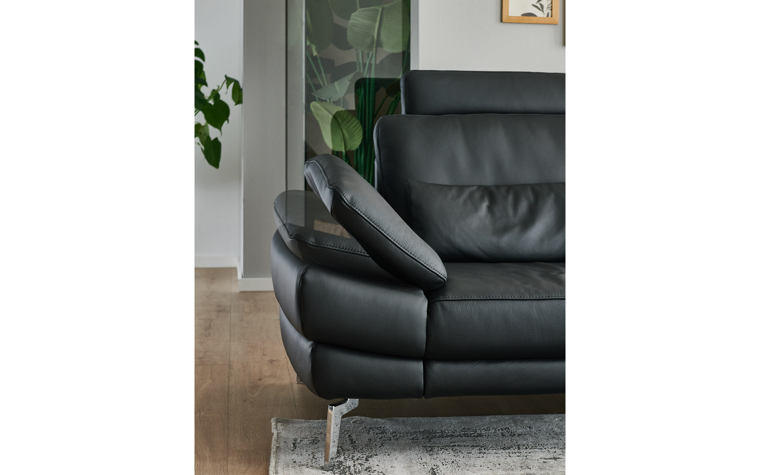 Ecksofa Civita 2170, grau, inkl. Funktionen