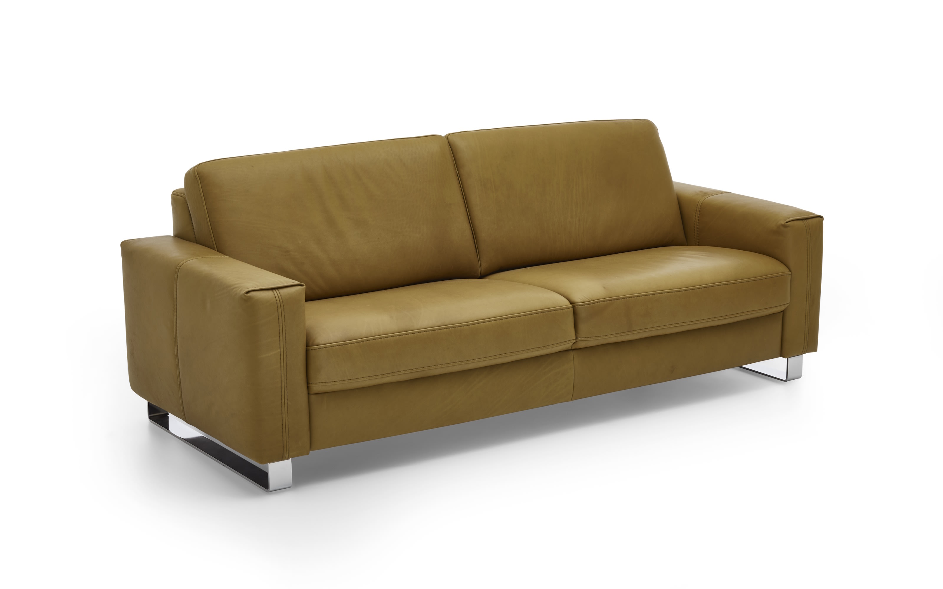 Leder Sofa Maestra, kurkuma