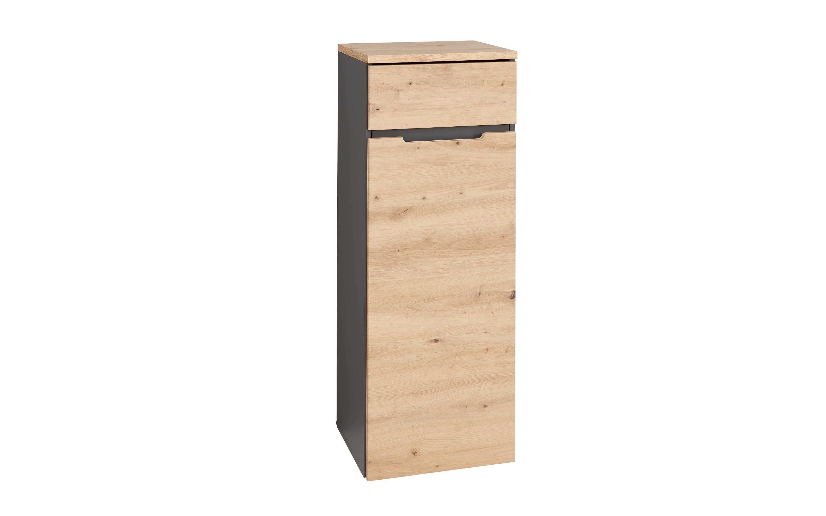 Büroschrank Memphis, Graphit/Artisan, Höhe 122 cm