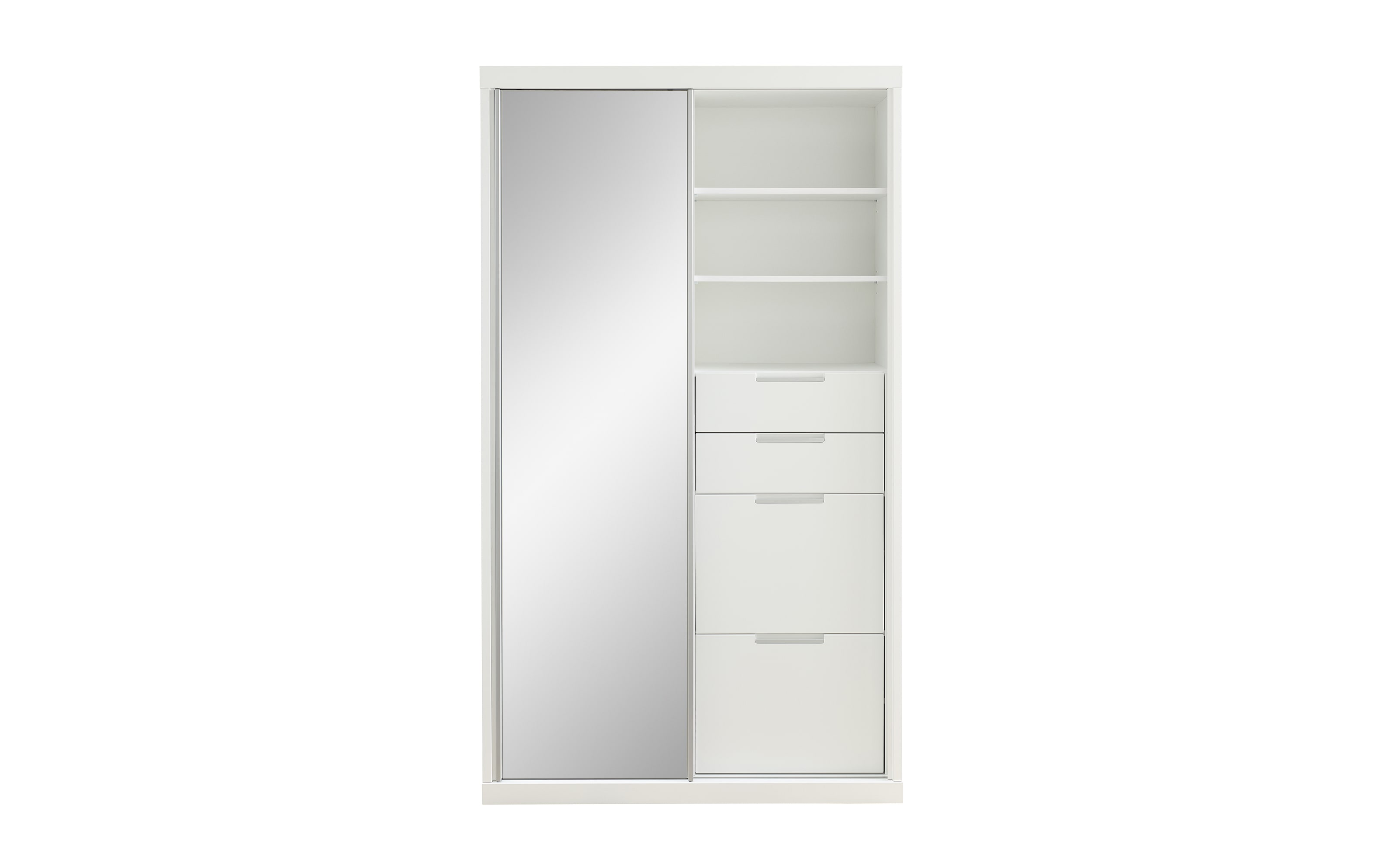 Garderobenschrank Single Two II, weiß