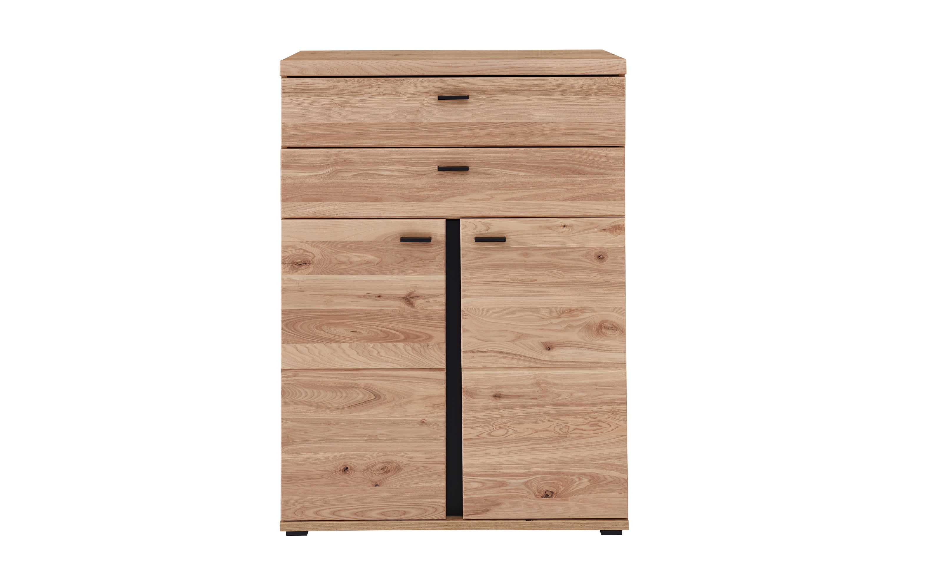 Büroschrank Sonos, Alteiche massiv/Artisan Eiche-Nachbildung, inkl. Softclose Funktion