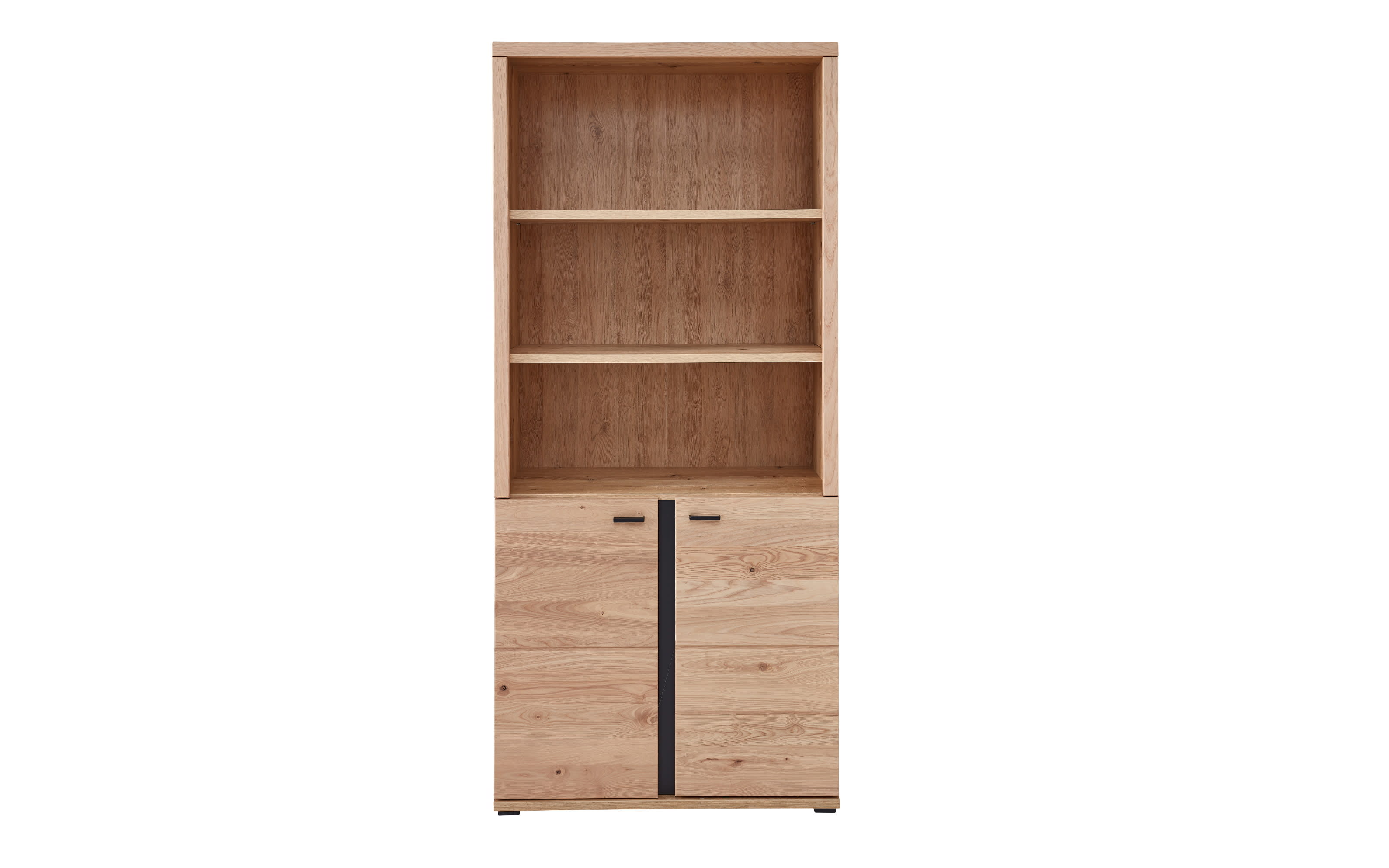 Büroschrank Sonos, Alteiche massiv/Artisan Eiche-Nachbildung, ca. 203 cm