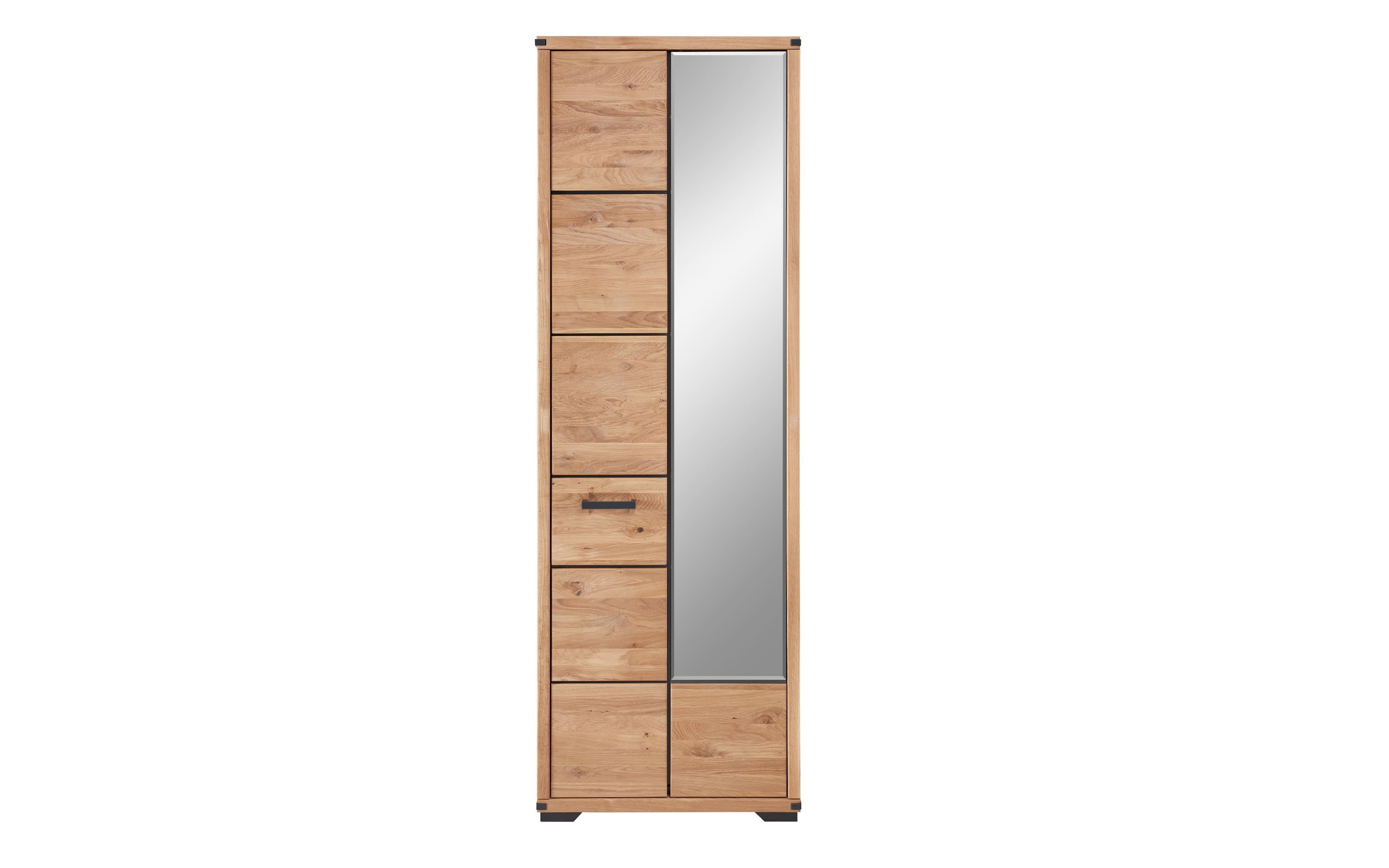 Garderobenschrank Genua, Wildeiche/graphit