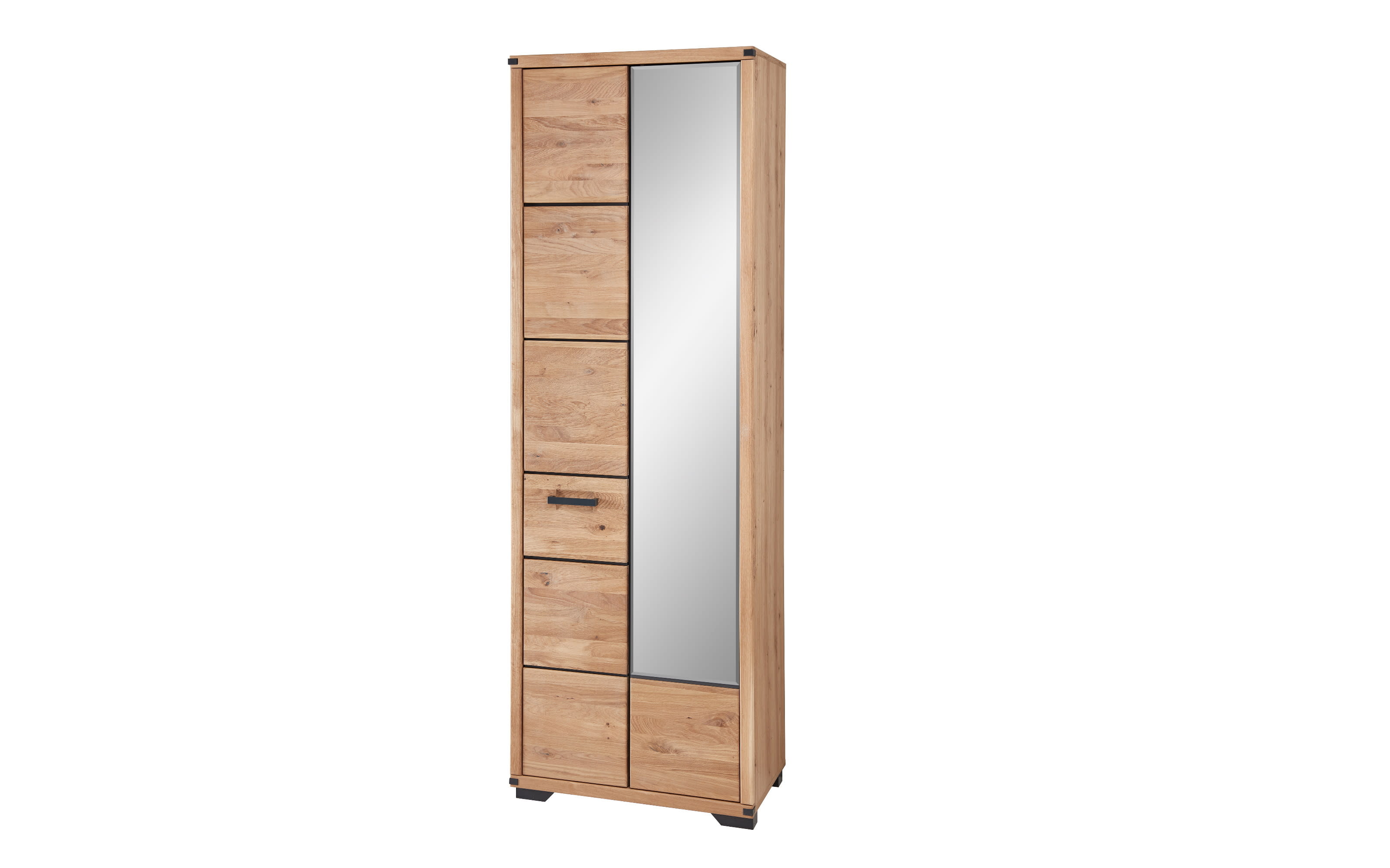 Garderobenschrank Genua, Wildeiche/graphit