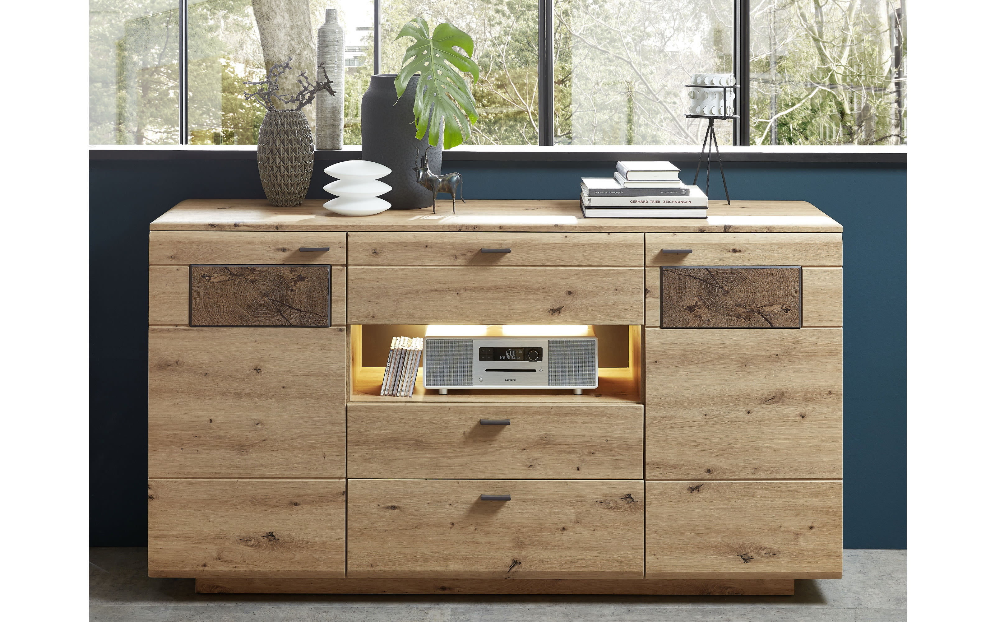 Sideboard Lavado, Artisan Eiche Nachbildung, inkl. Softclose