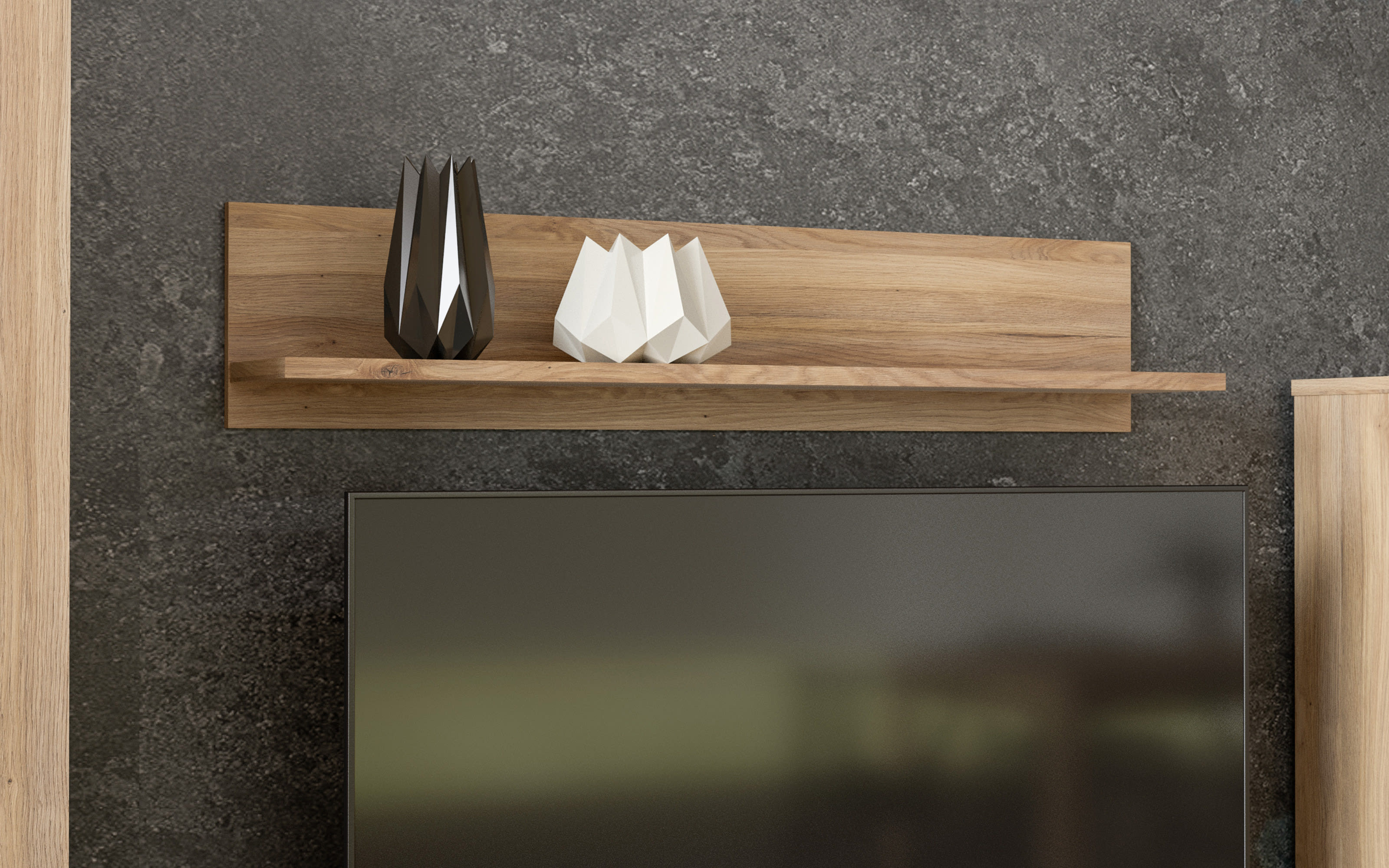 Wandregal Akinori, Mauvelle Eiche-Nachbildung