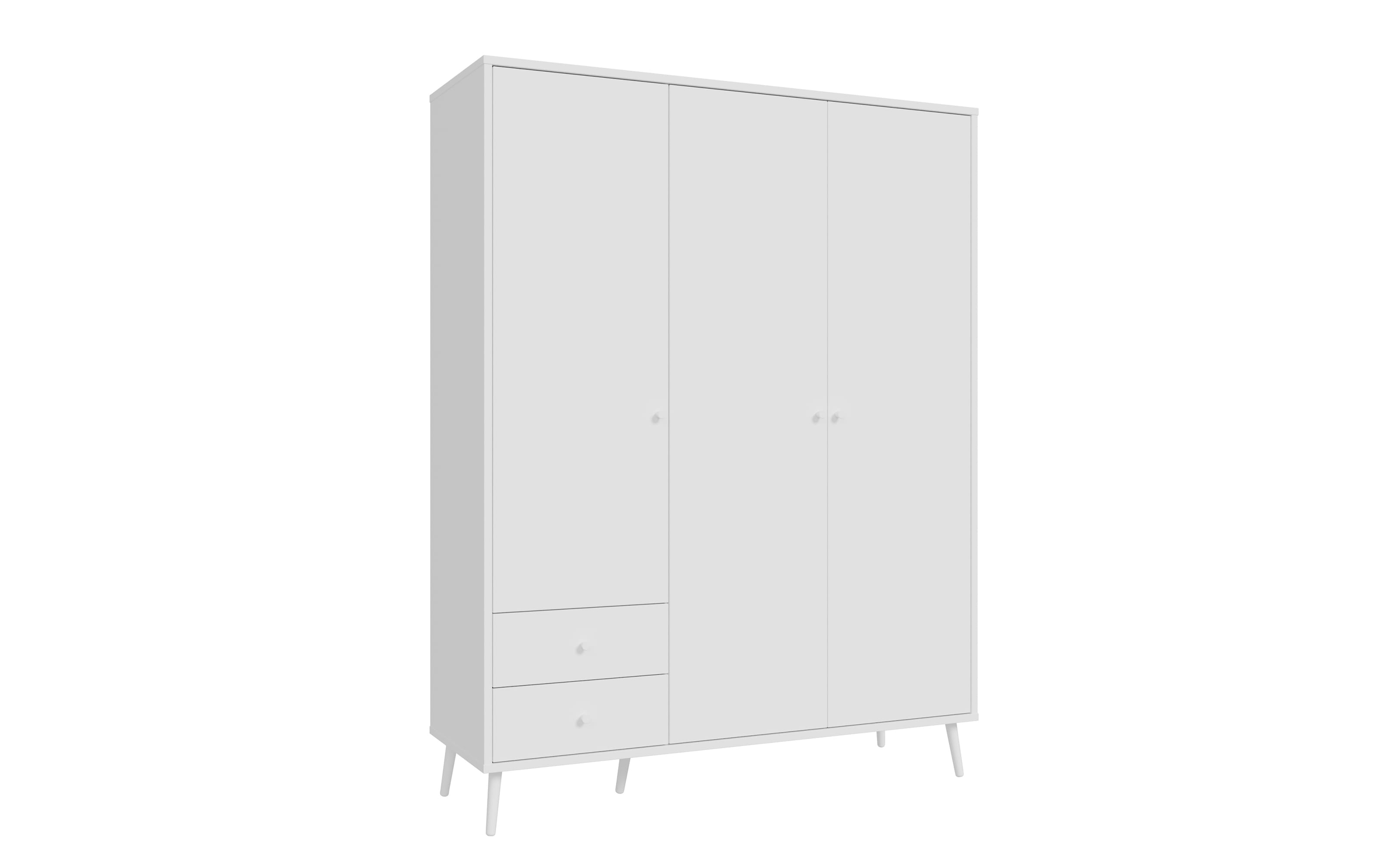 Kleiderschrank Harllson EasyKlix, weiß, 154,2 cm