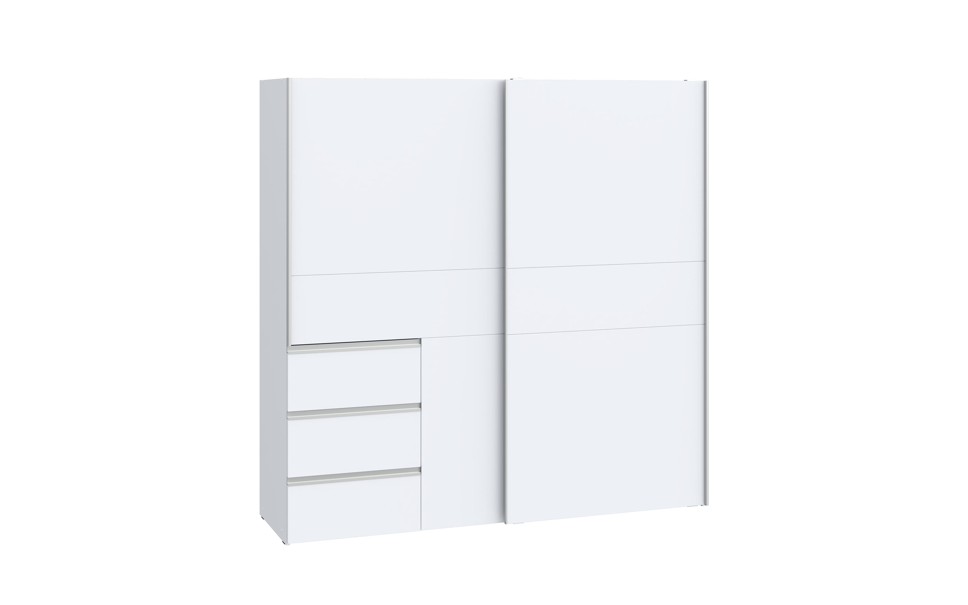 Kleiderschrank Winn2, weiß, 200 x 200,5 cm