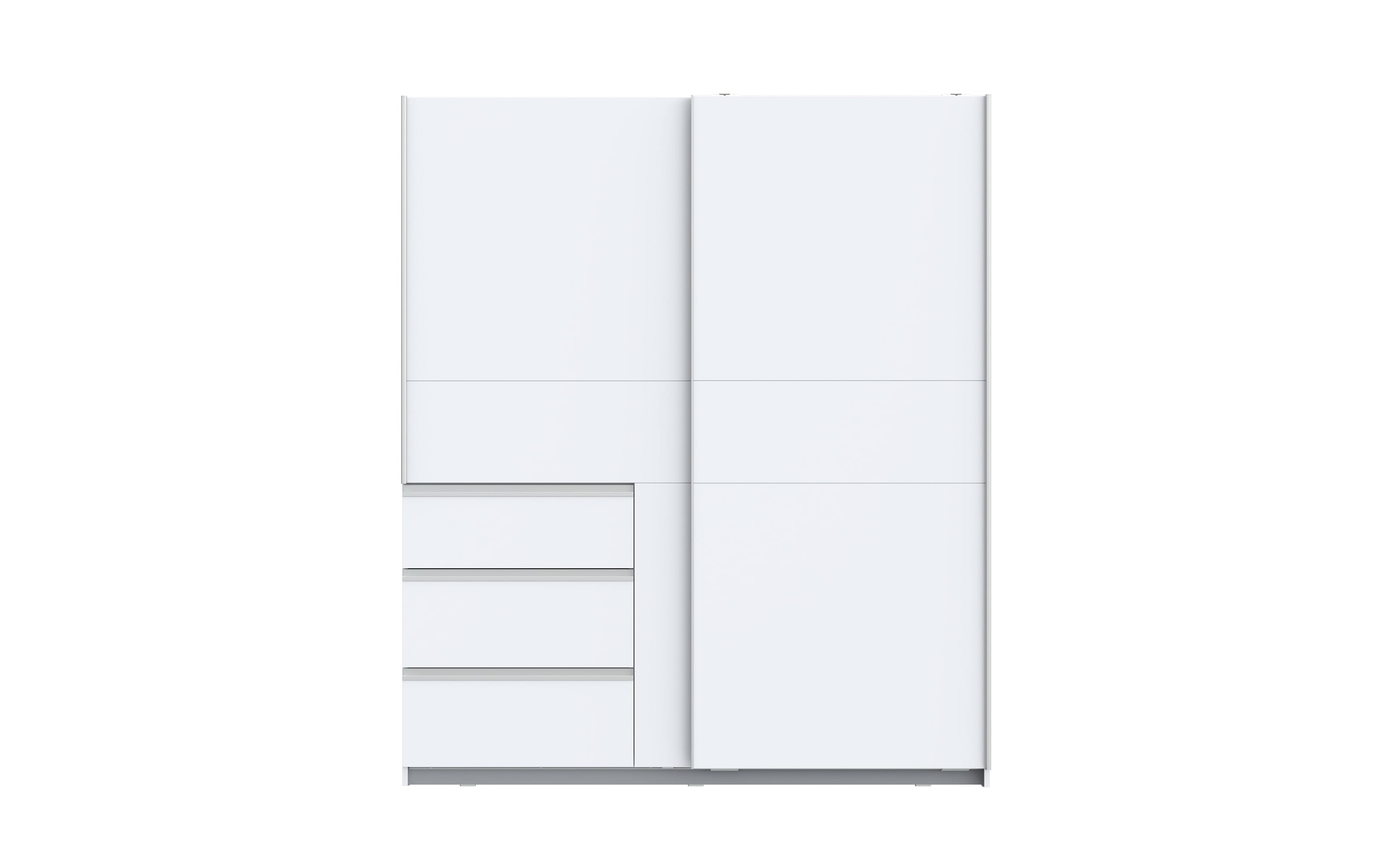 Kleiderschrank Winn2, weiß, 170,3 x 200,5 cm