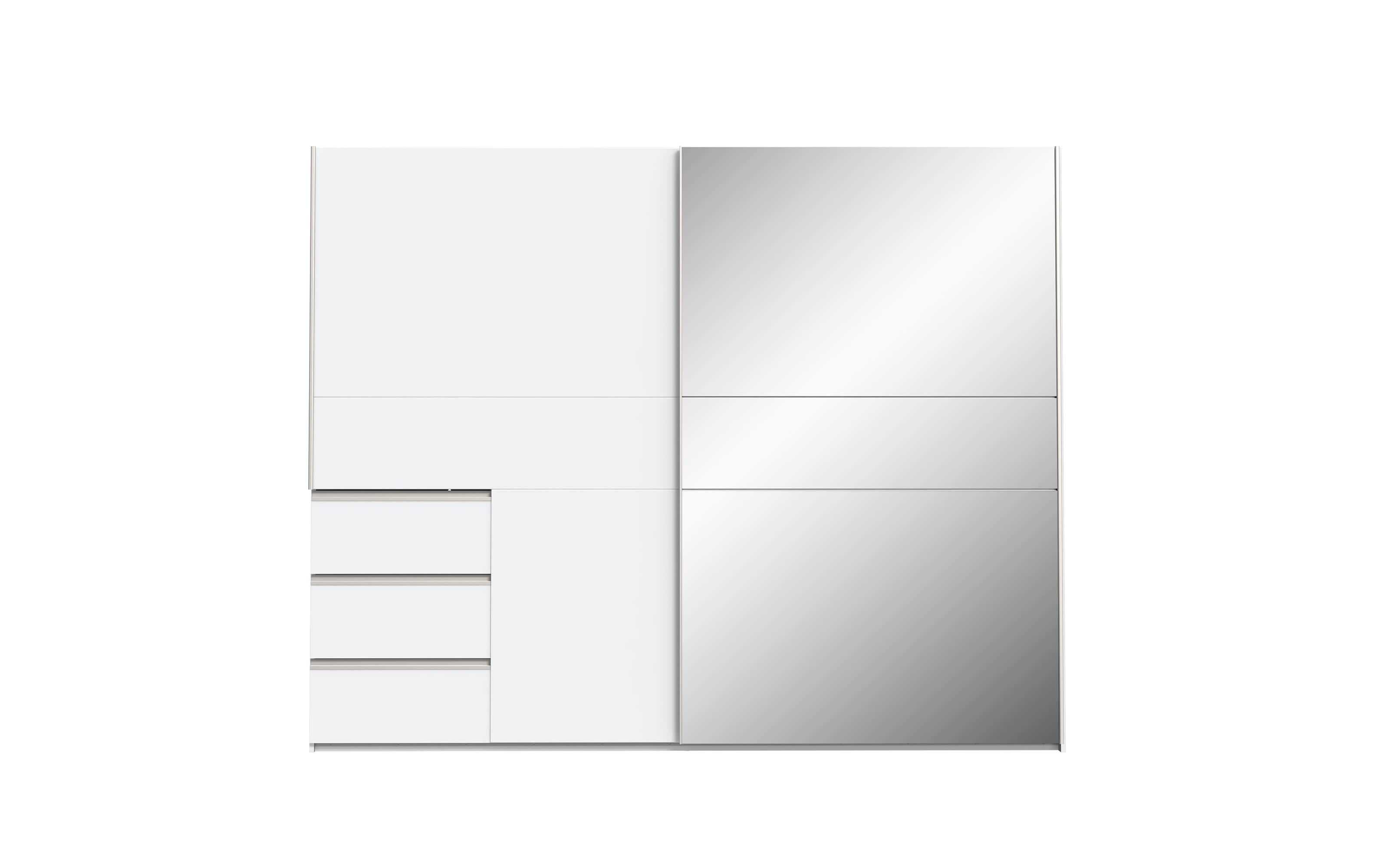Kleiderschrank Winn2, weiß, 249 x 200,5 cm