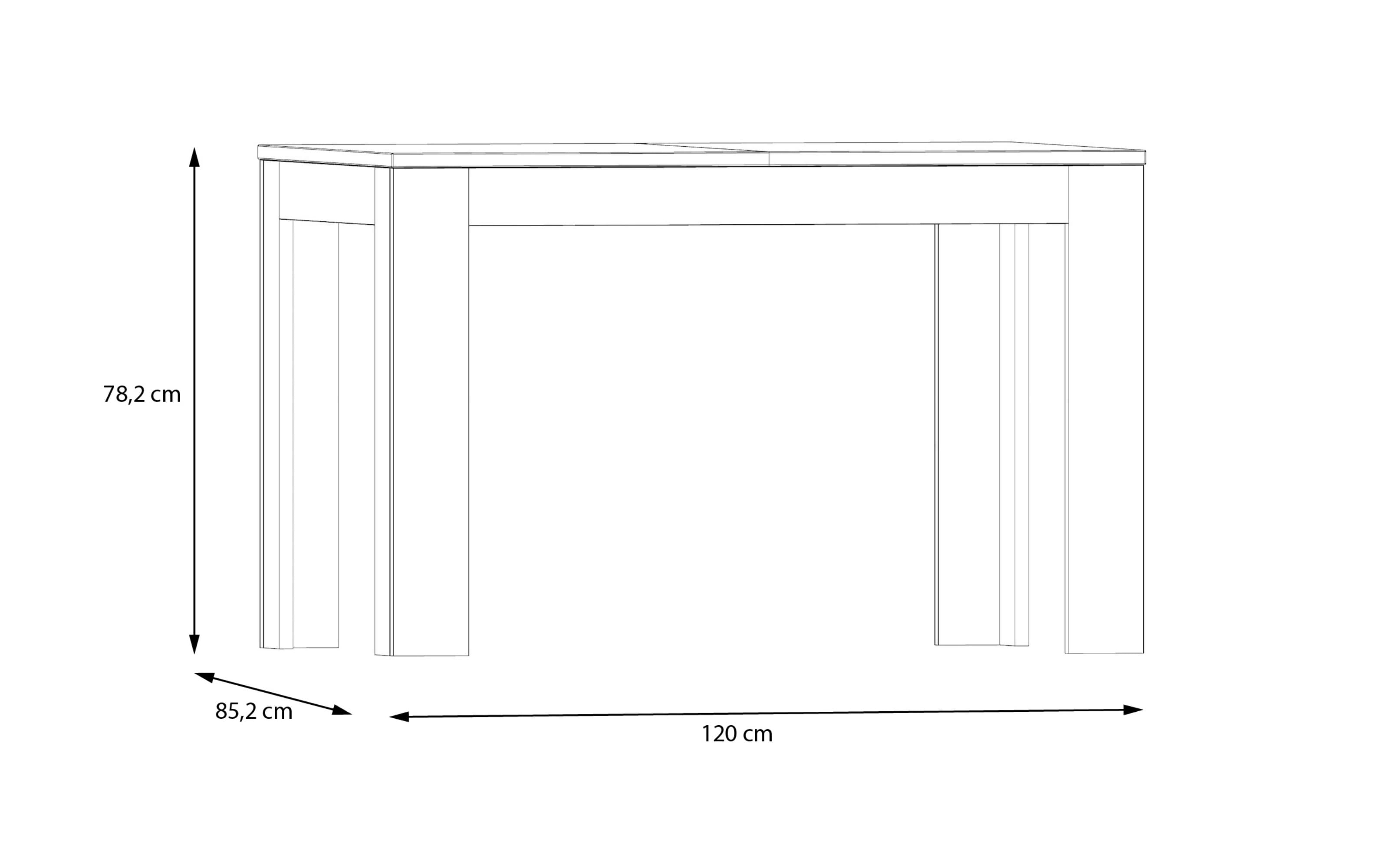 Esstisch Calasetta, Eiche Nachbildung