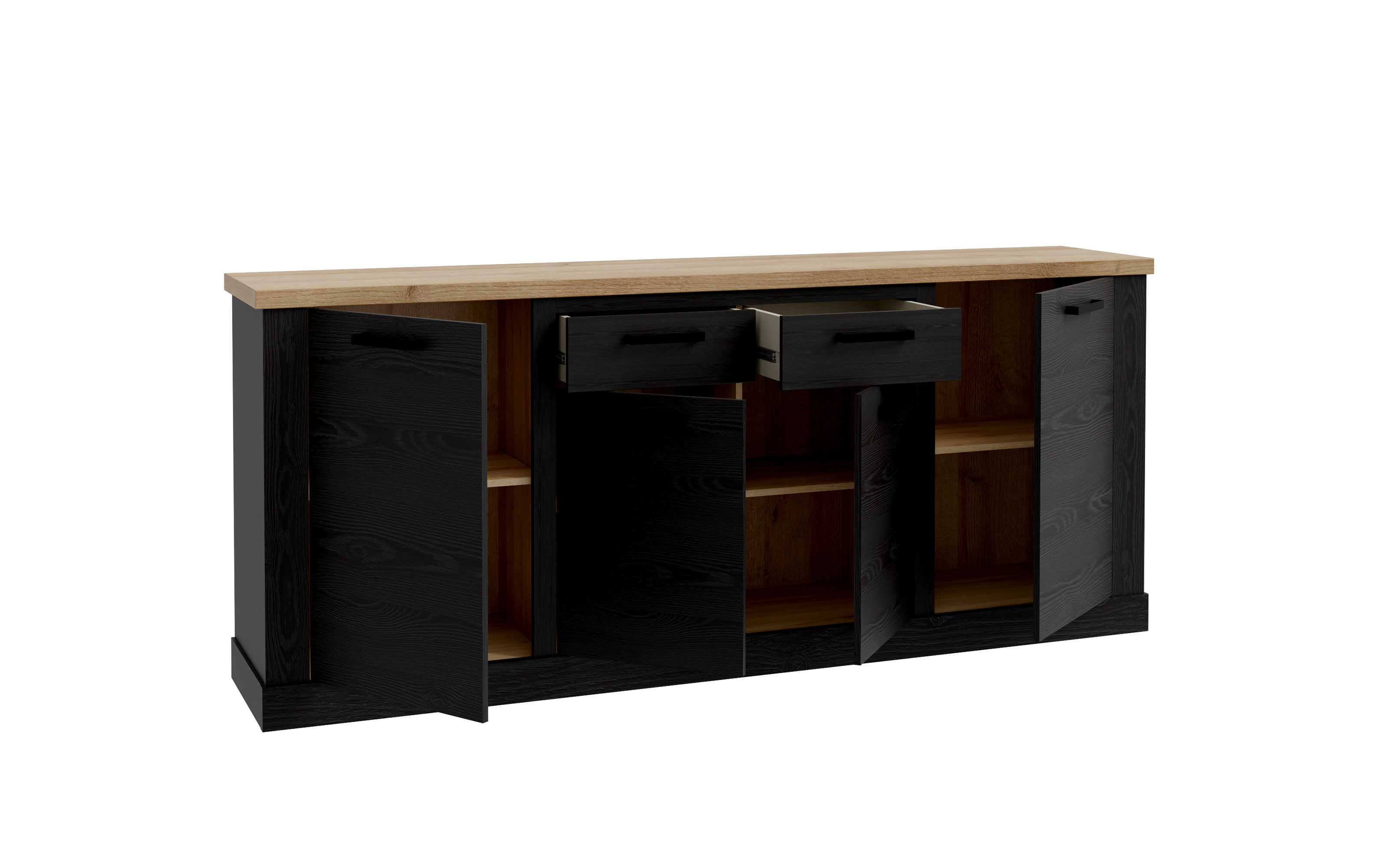 Sideboard Duro, Riviera Eiche/Cabezone Eiche-Nachbildung, 212,9 cm