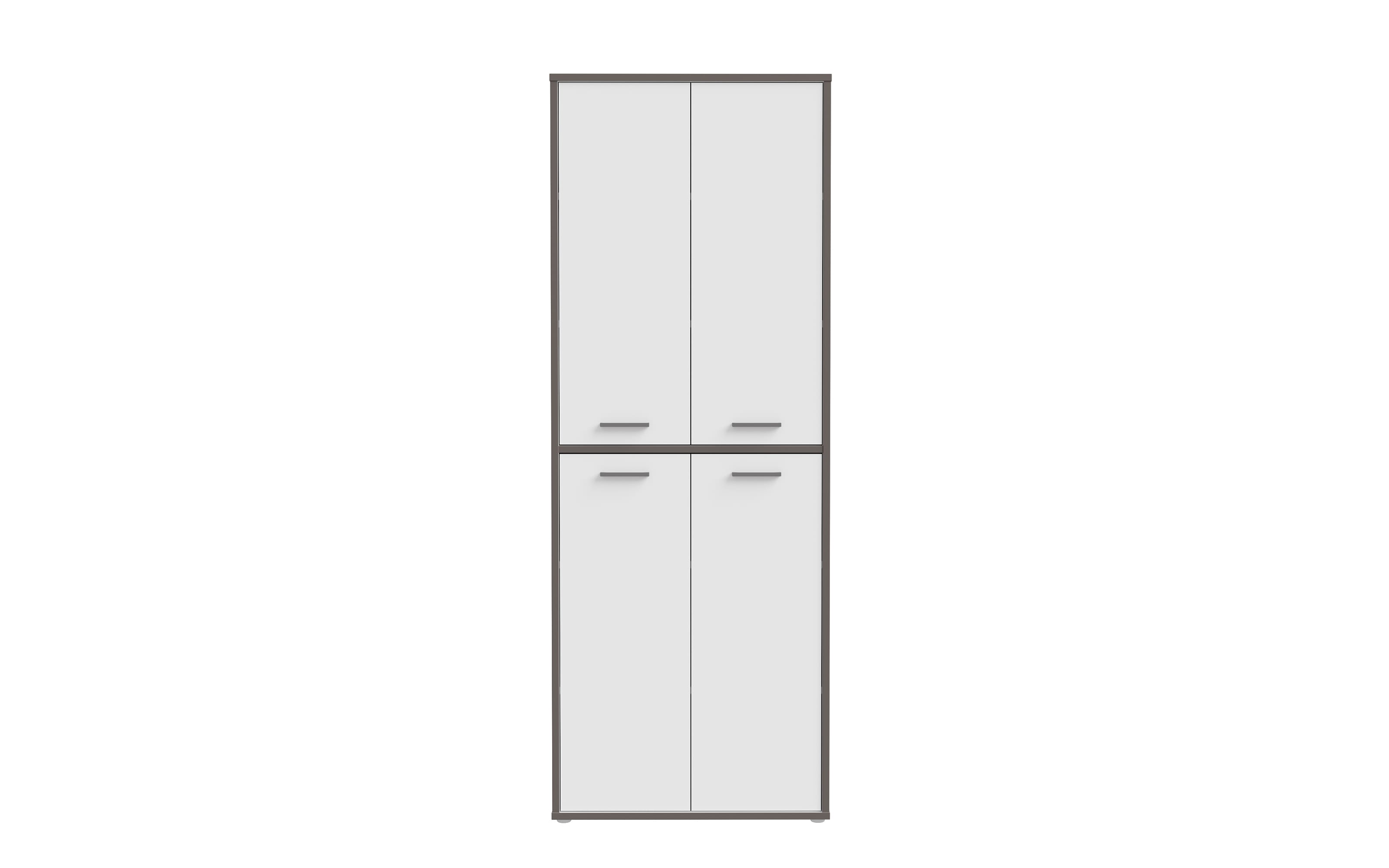 Aktenschrank Keflavik, grau/weiß