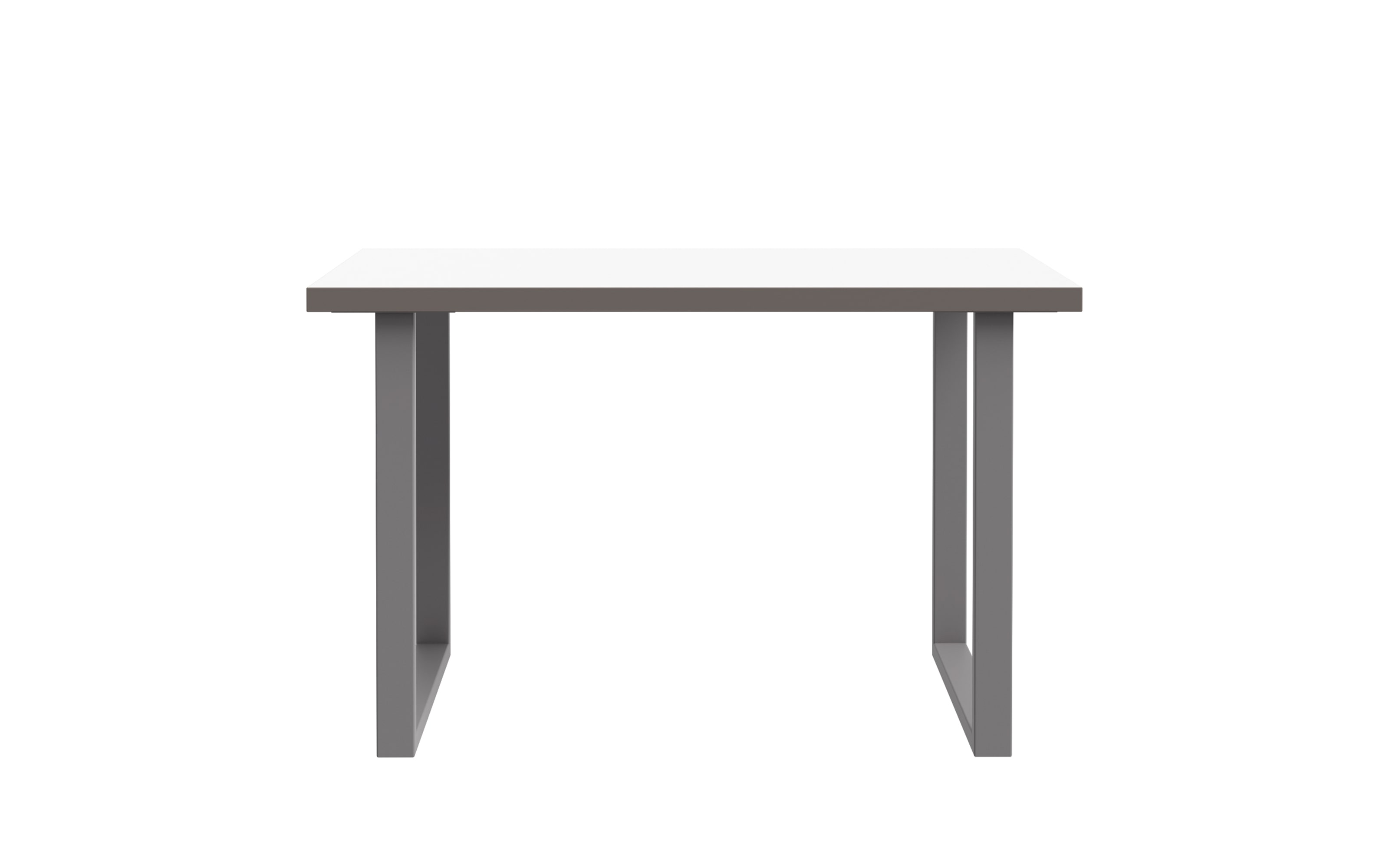 Schreibtisch Keflavik, grau/weiß, 120 cm