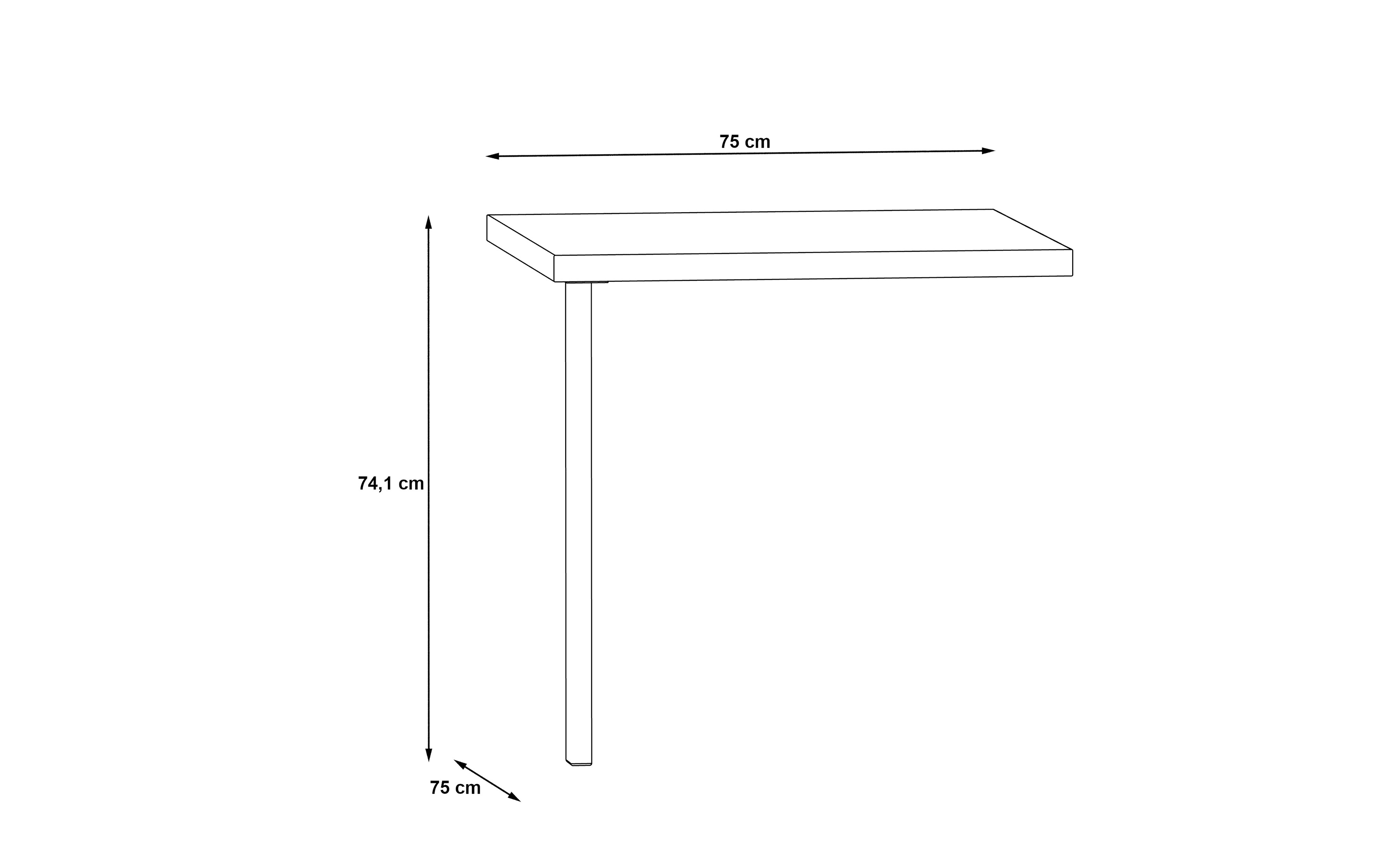 Verkettungs-Platte 90° Keflavik, grau/weiß