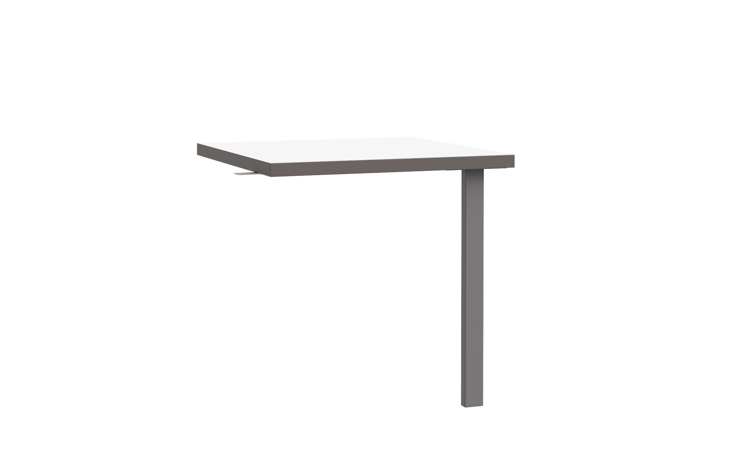 Verkettungs-Platte 90° Keflavik, grau/weiß