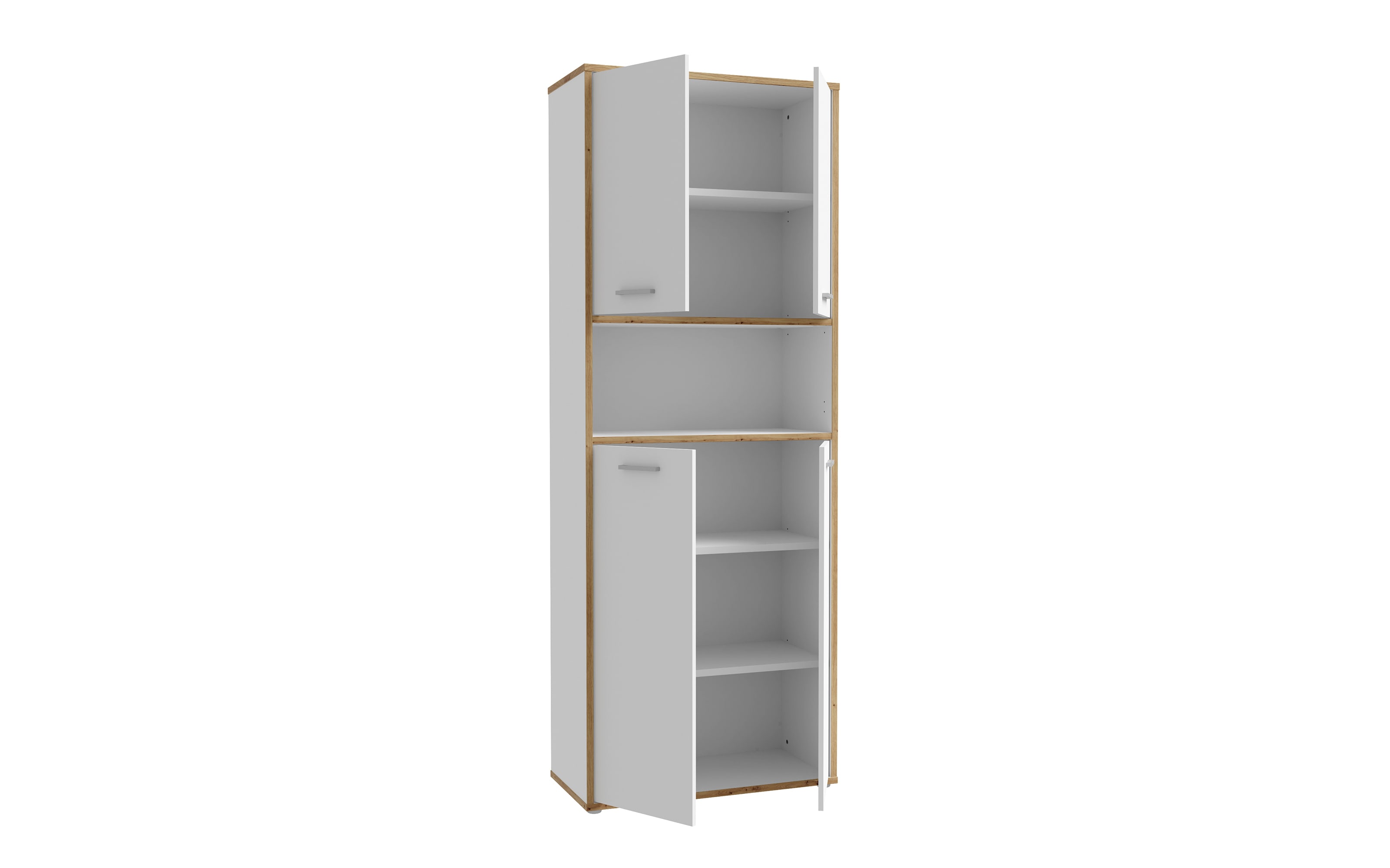 Regal Keflavik, weiß/Artisan Eiche-Nachbildung