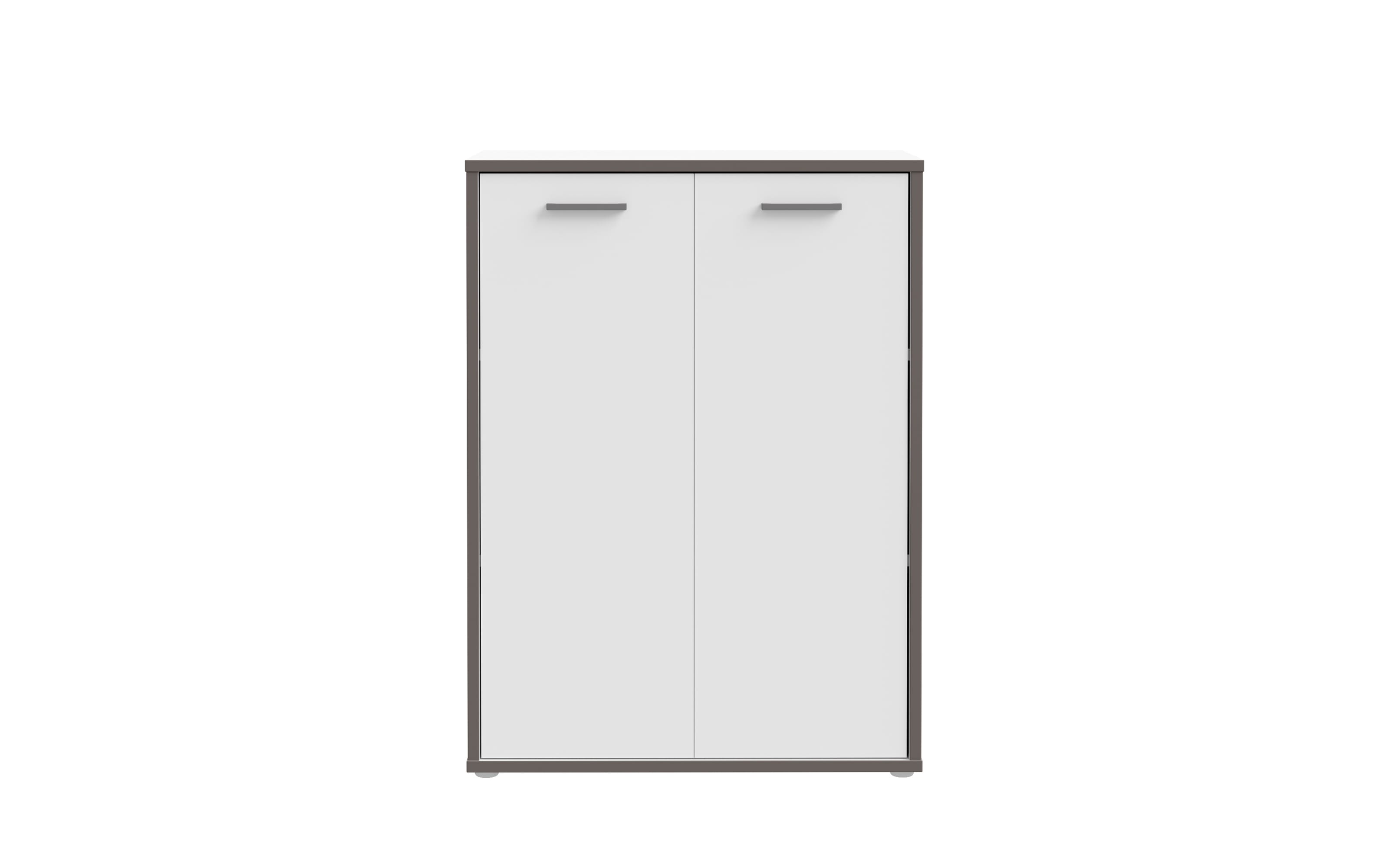 Kommode Keflavik, grau/weiß