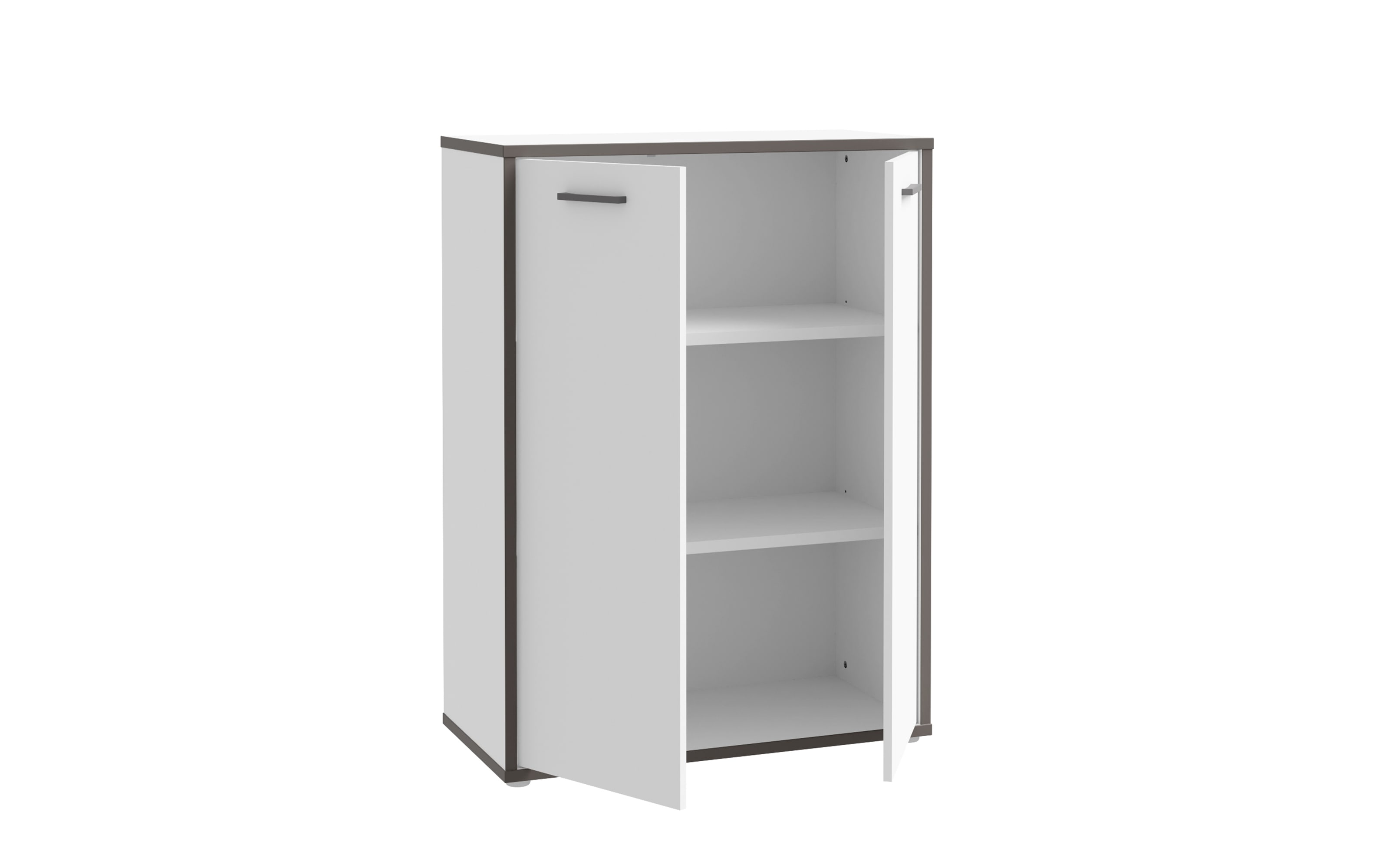 Kommode Keflavik, grau/weiß