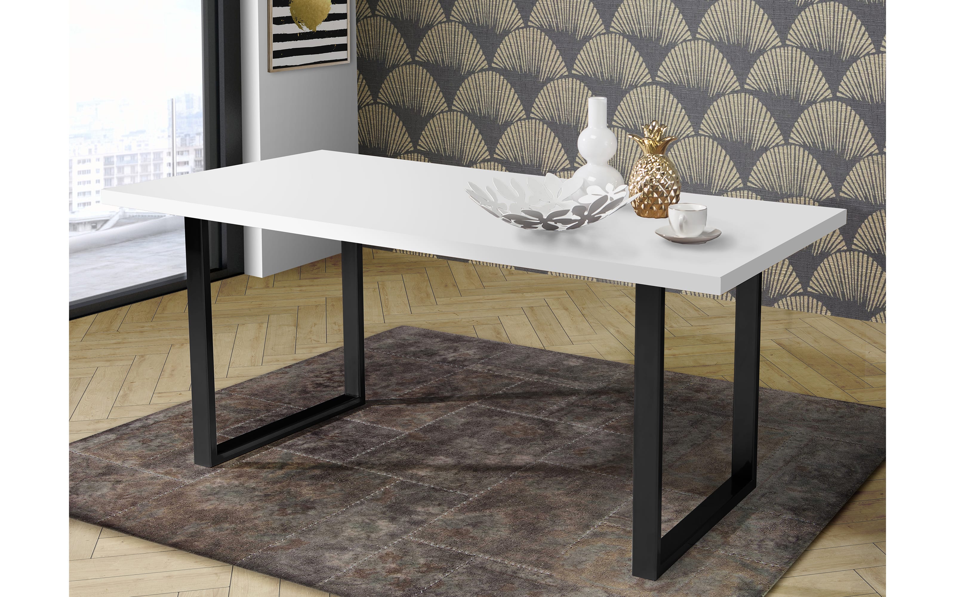 Arbeitsplatte Tables, weiß, 180 cm