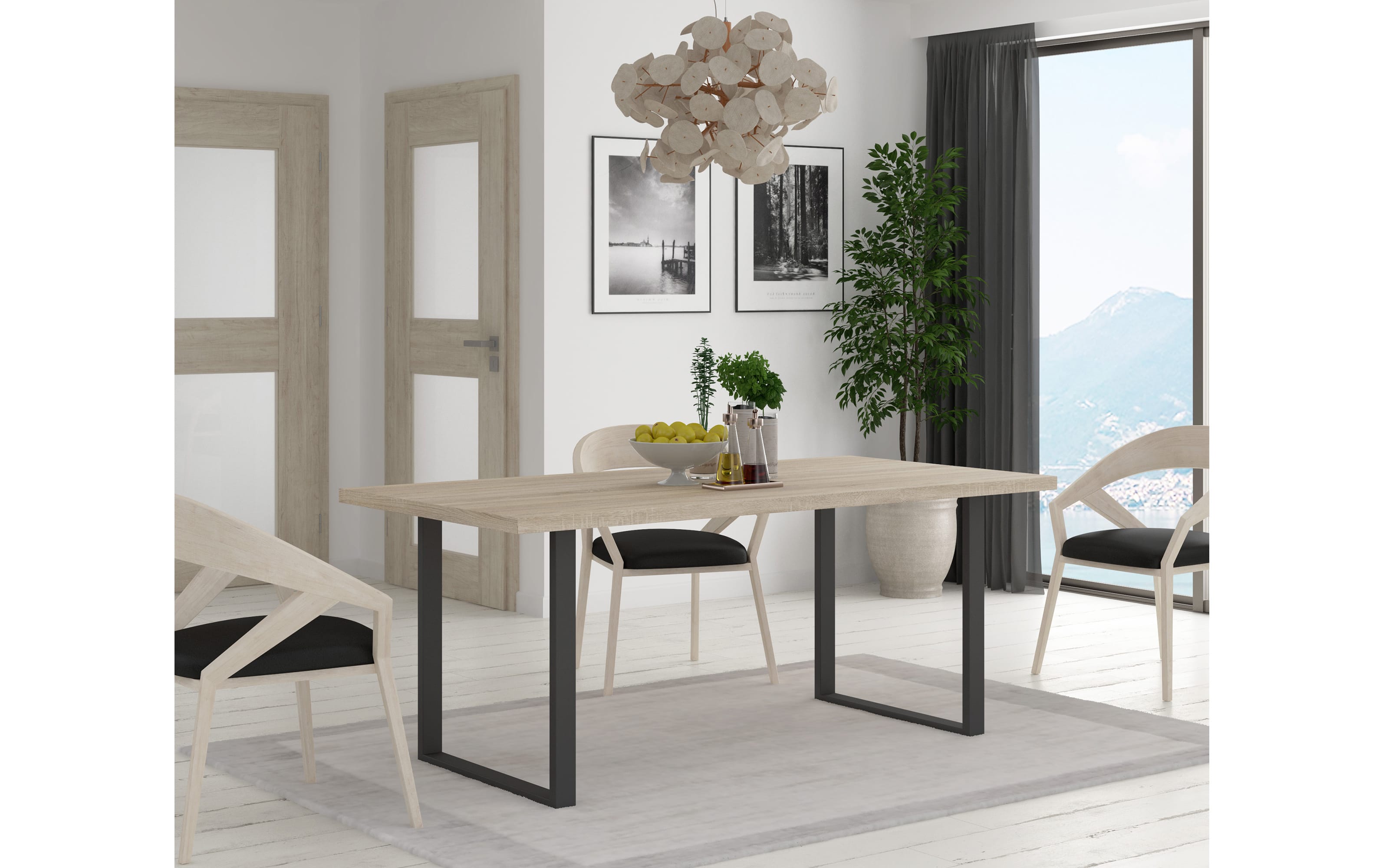 Arbeitsplatte Tables, Sonoma Eiche-Nachbildung, 180 cm