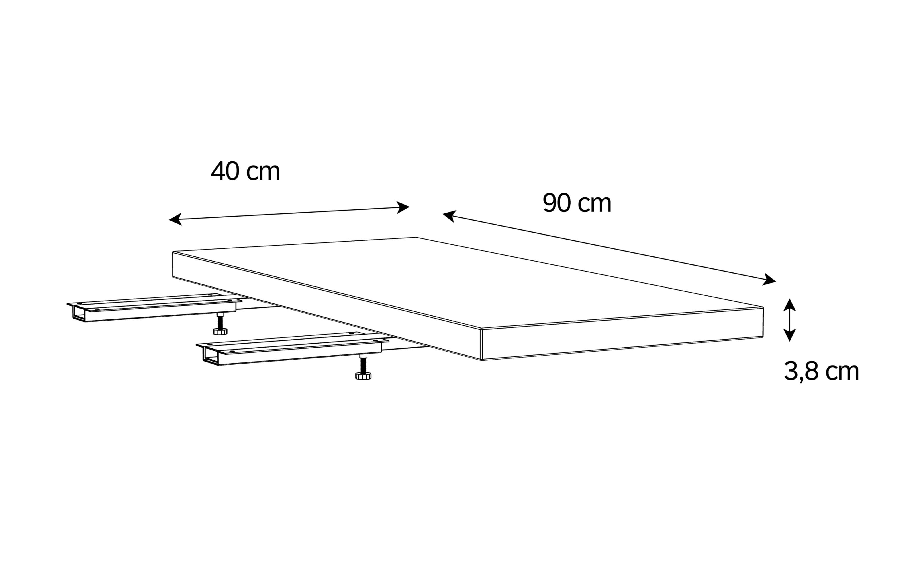 Erweiterungssystem Tables, Artisan Eiche-Nachbildung