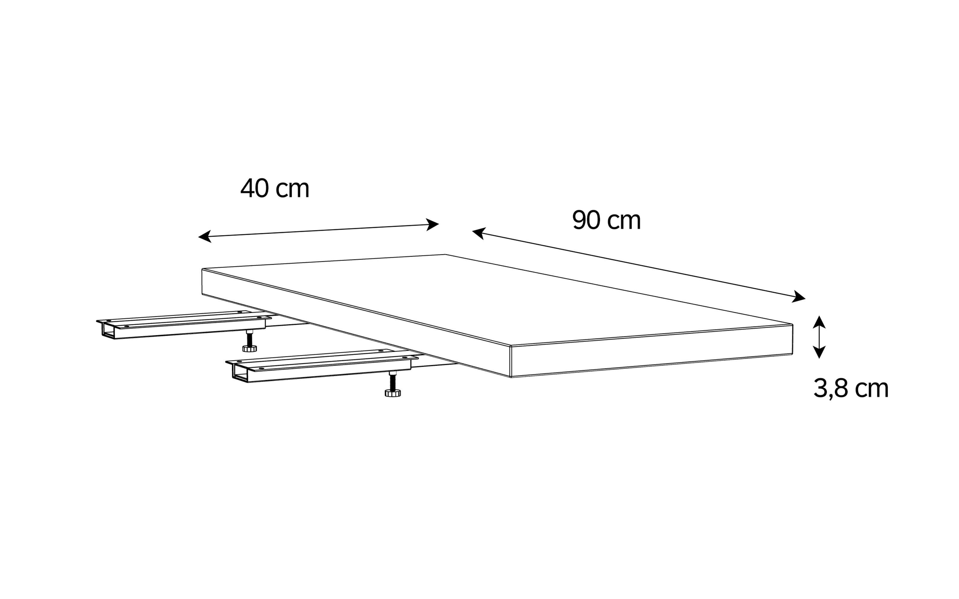 Erweiterungssystem Tables, Sonoma Eiche-Nachbildung
