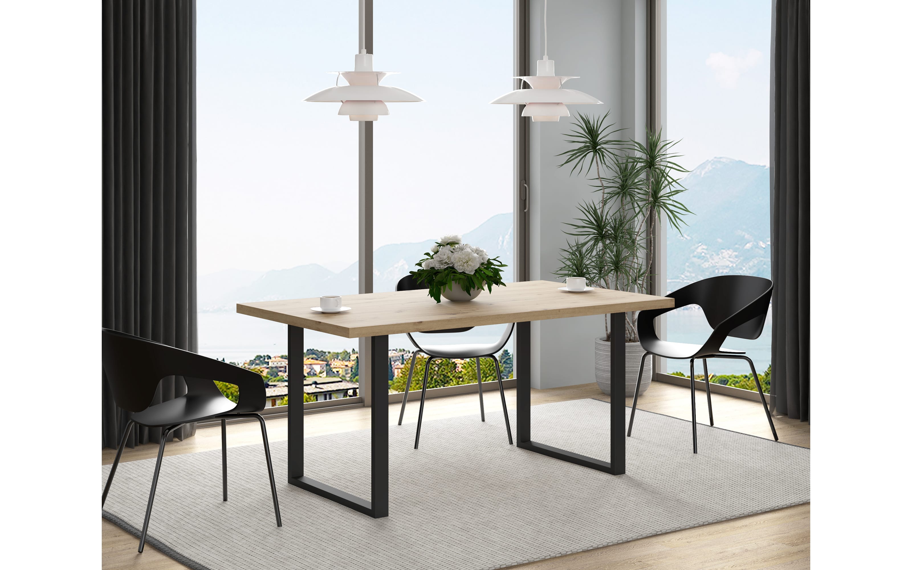 Arbeitsplatte Tables, Artisan Eiche-Nachbildung, 160 cm