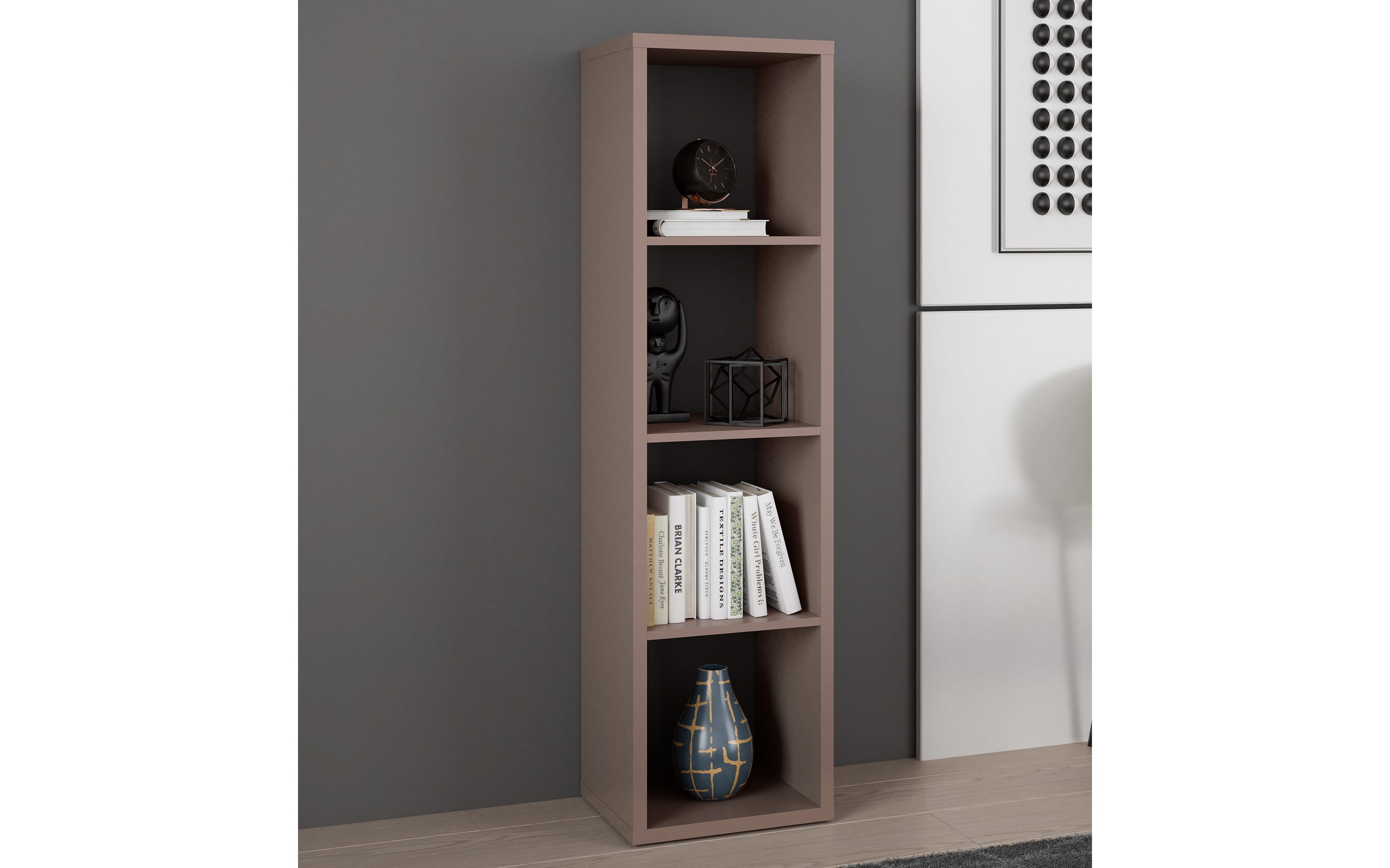 Regal Mauro, terracotta, 38,2 x 141,8 cm