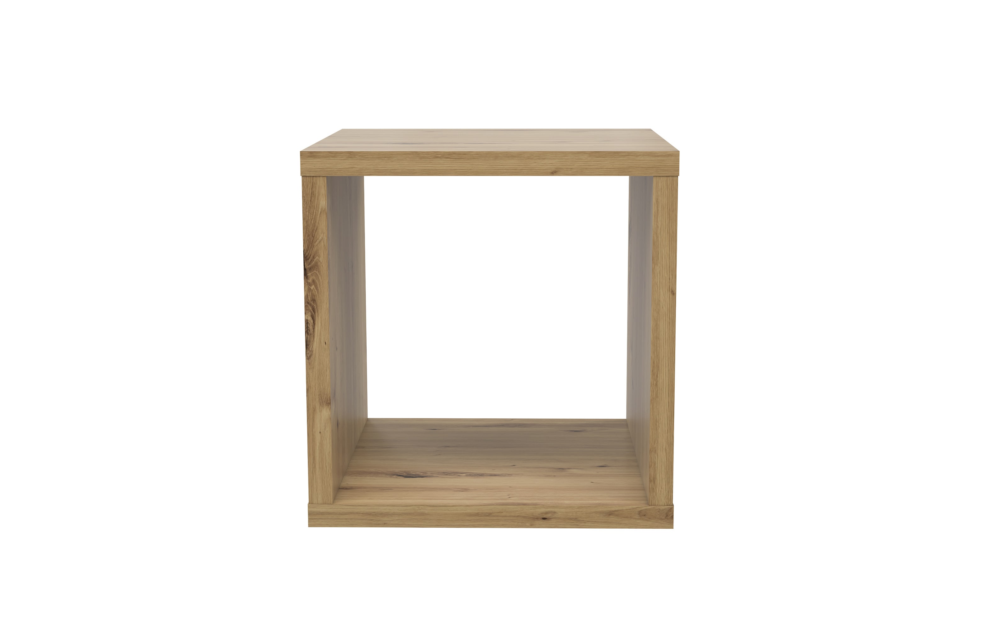 Regal Mauro, Artisan Eiche-Nachbildung, 38,2 x 38,3 cm