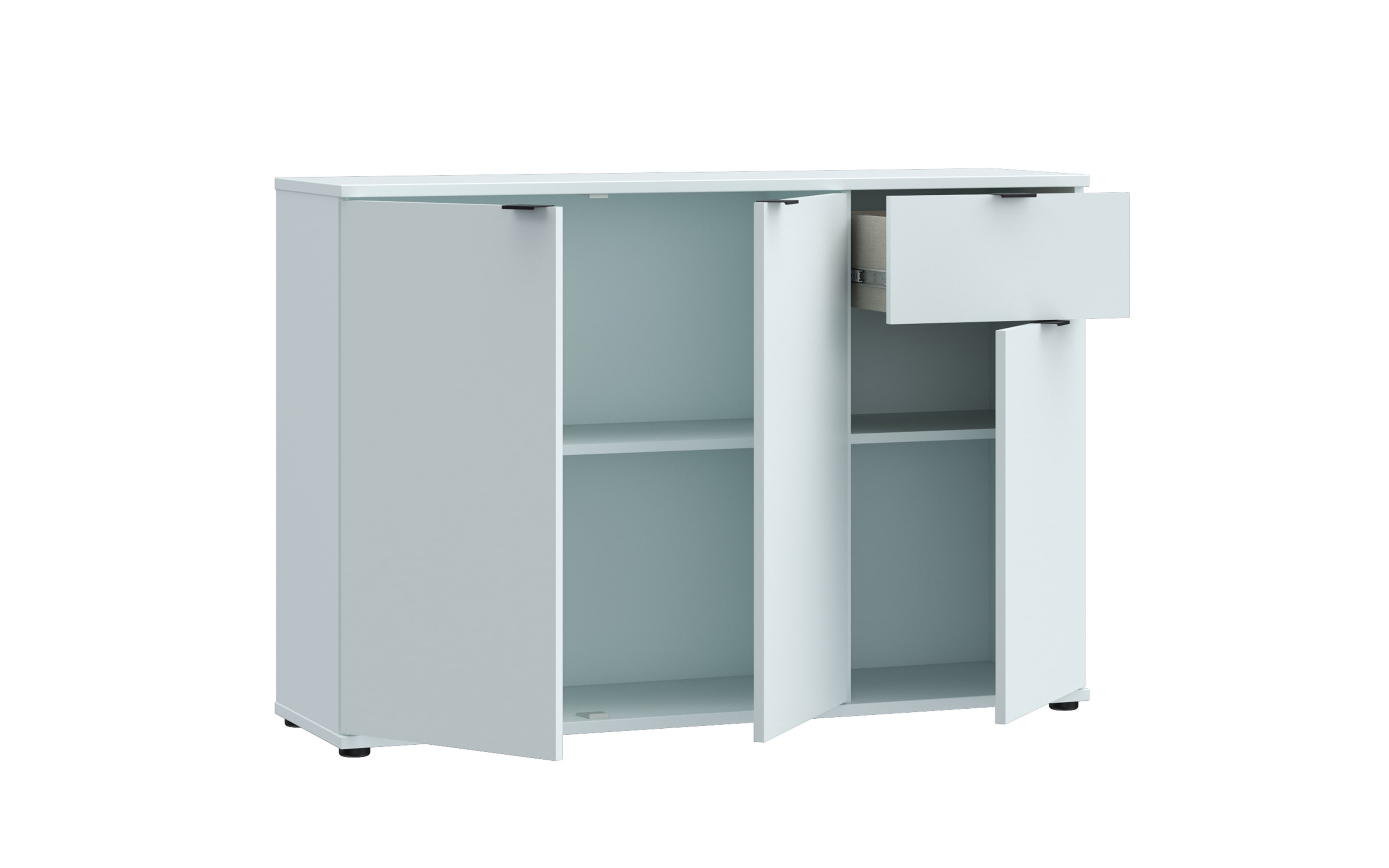 Kommode Ganymede, grau, 119,8 cm