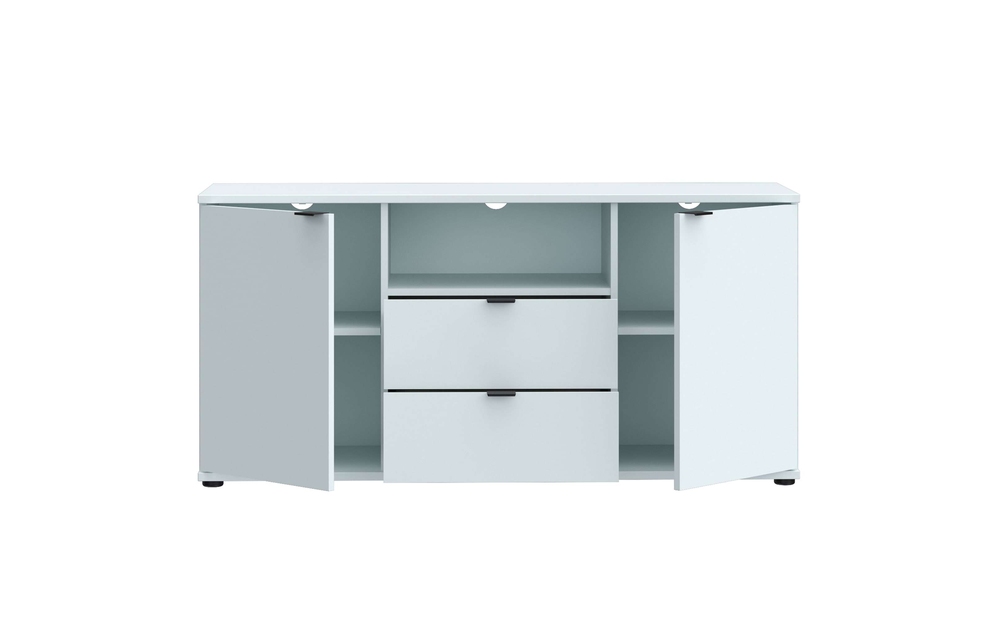 TV-Unterschrank Ganymede, grau, 63,1 cm