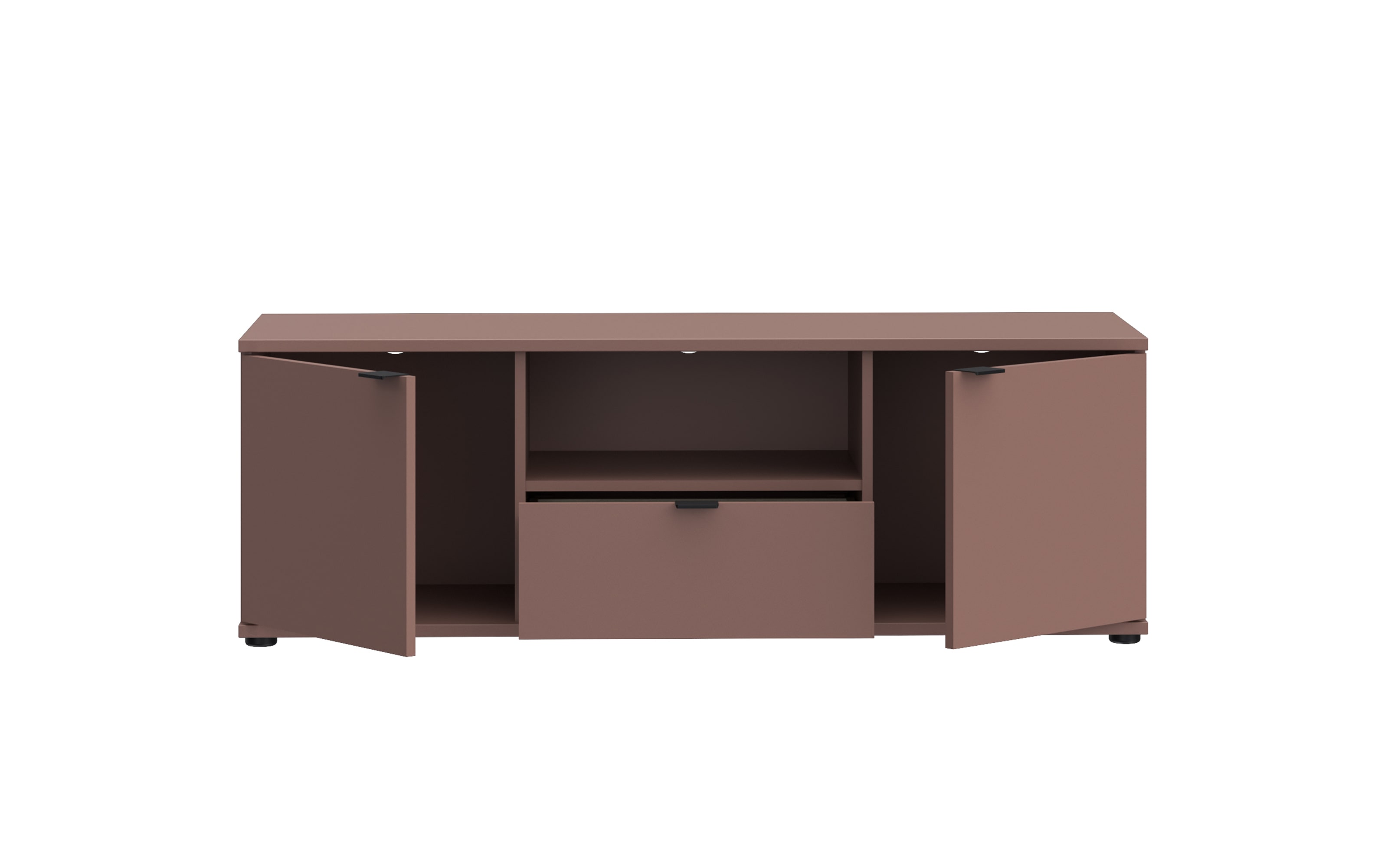TV-Unterschrank Ganymede, terracotta, 43,9 cm