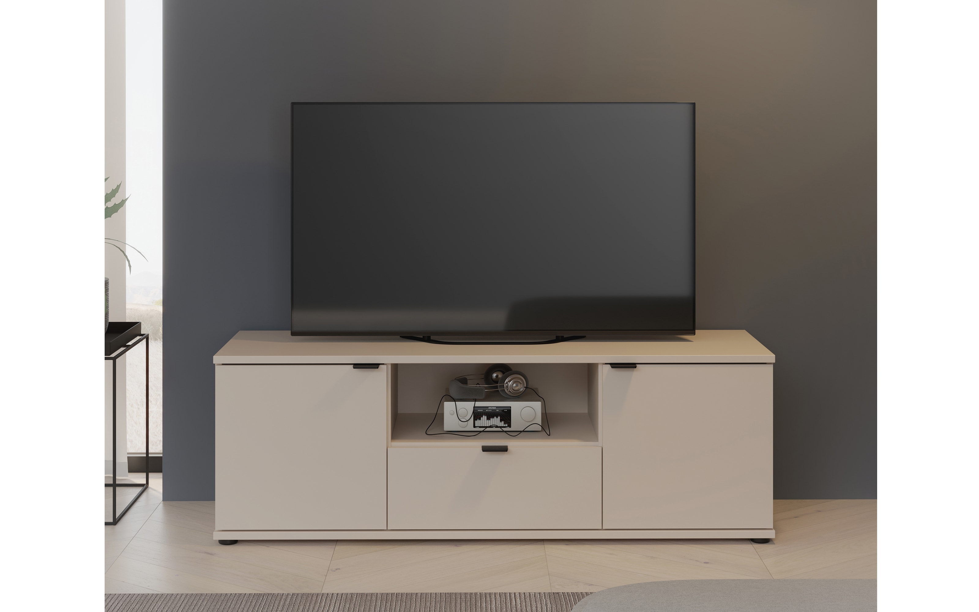 TV-Unterschrank Ganymede, sandfarbig, 43,9 cm