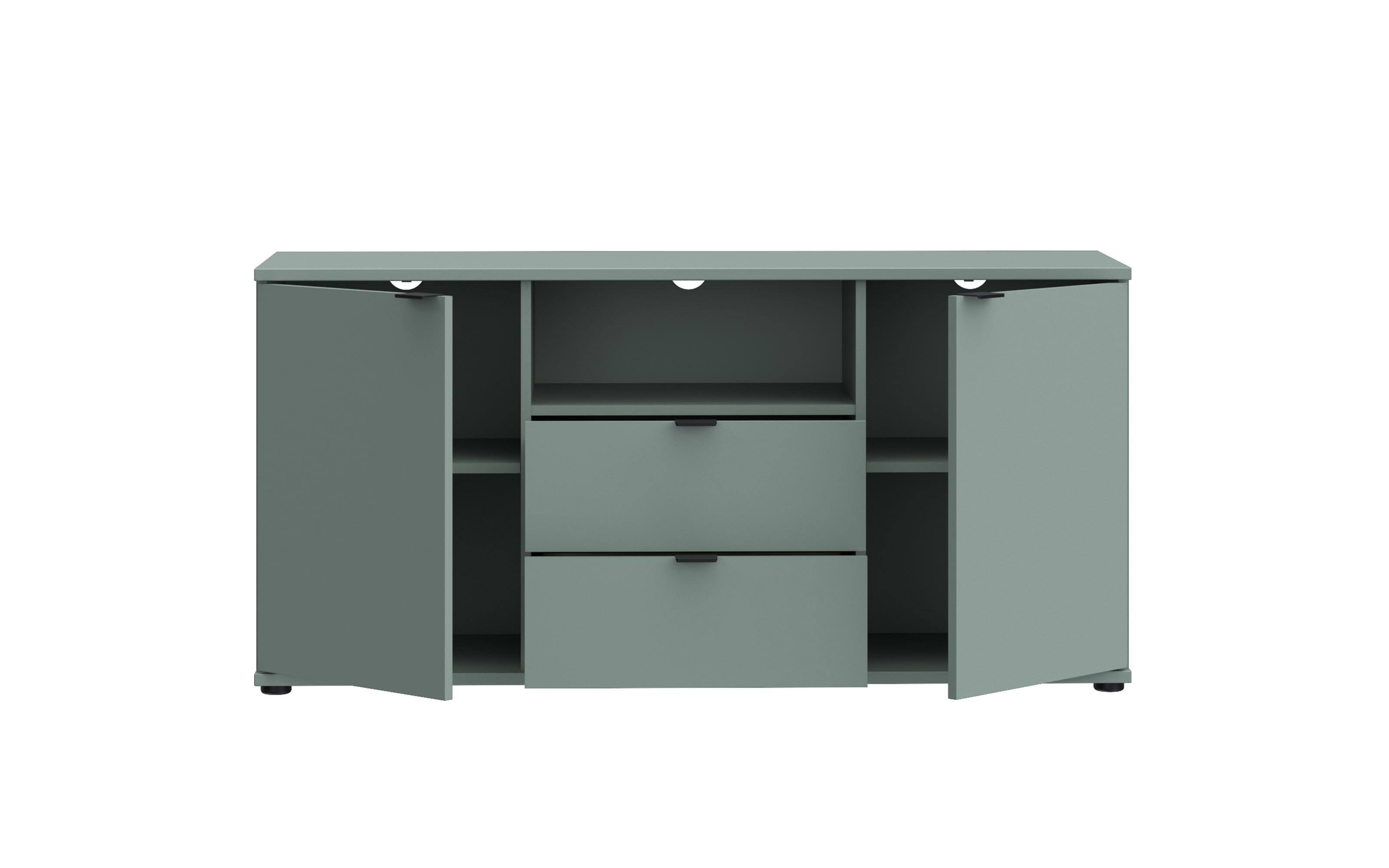 TV-Unterschrank Ganymede, salbeifarbig, 63,1 cm